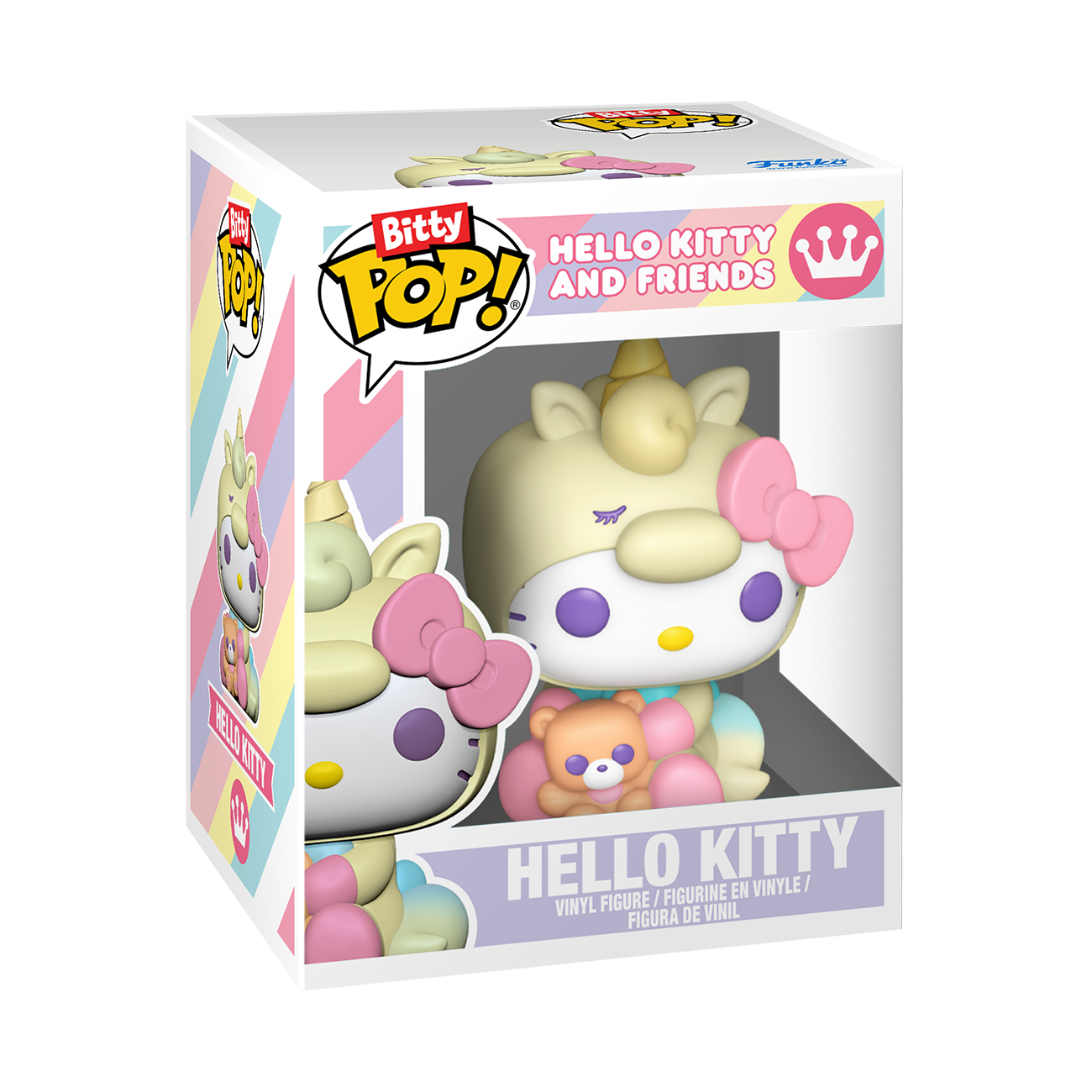 Alternative view of Bitty Pop! & Accessories Hello Kitty (Unicorn) & Keychain