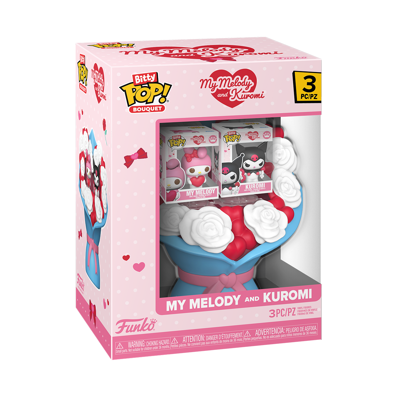 Alternative view of Bitty Pop! Bouquet My Melody & Kuromi (Valentine)