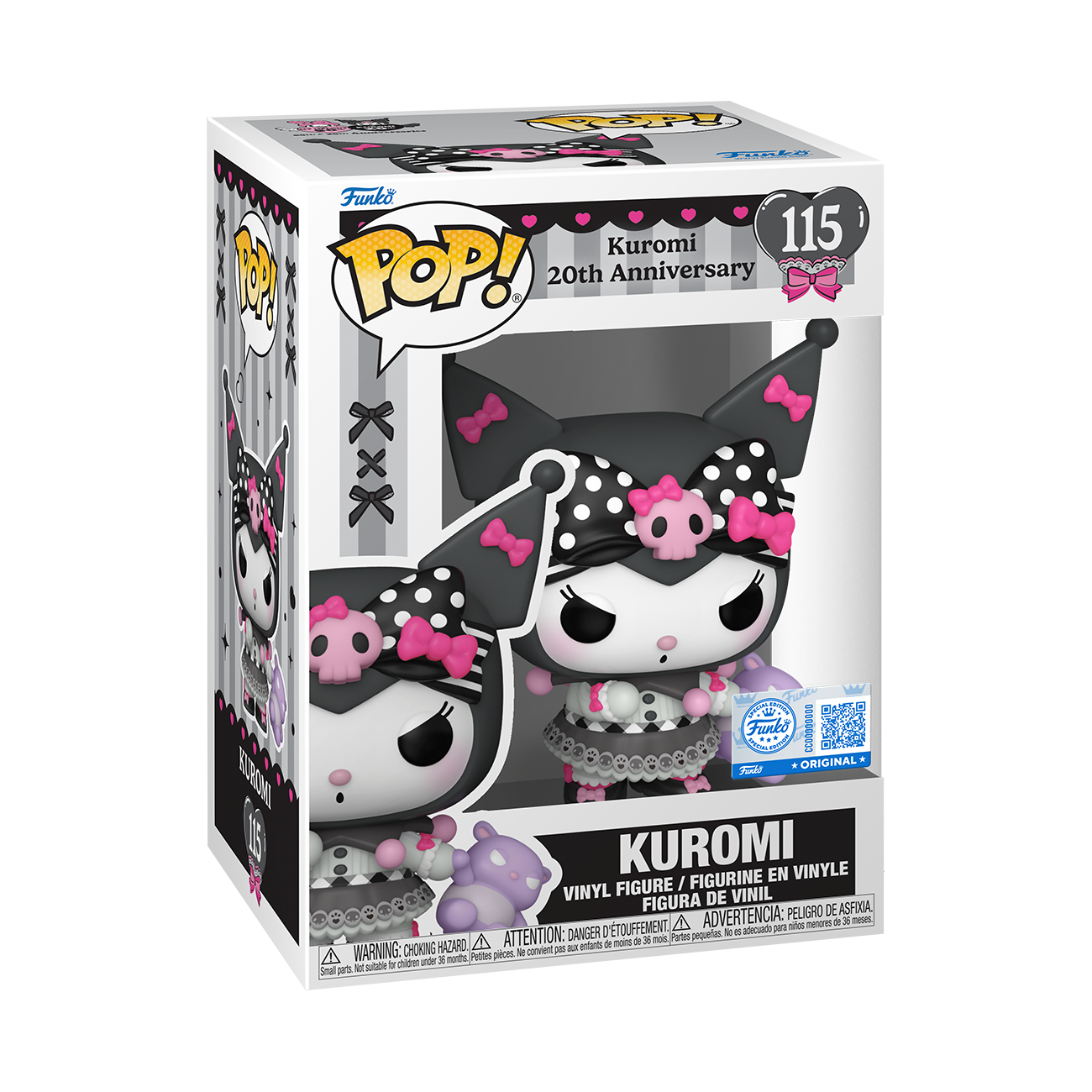 Alternative view of Pop! Kuromi with Baku (20th Anniversary)