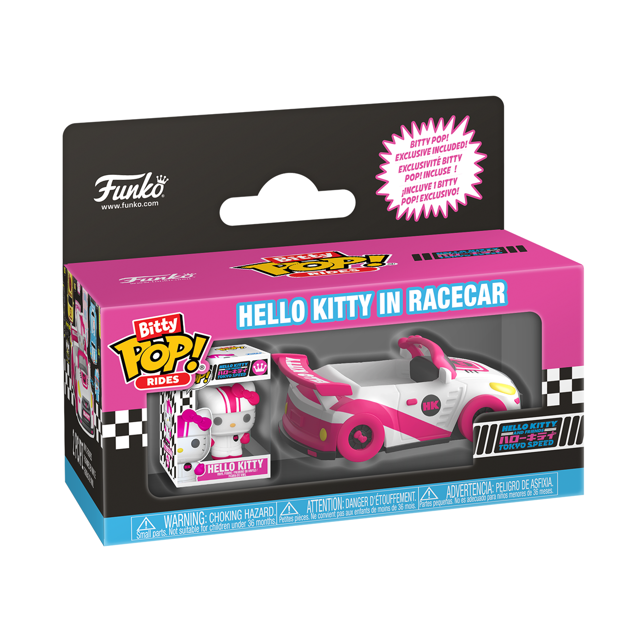 Alternative view of Bitty Pop! Rides Hello Kitty in Racecar
