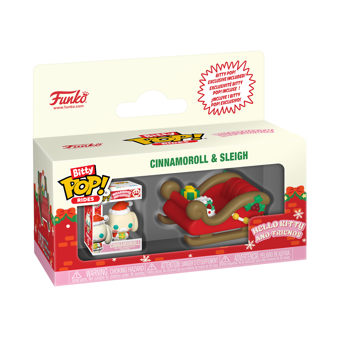 Bitty Pop! Ride Cinnamoroll and Sleigh