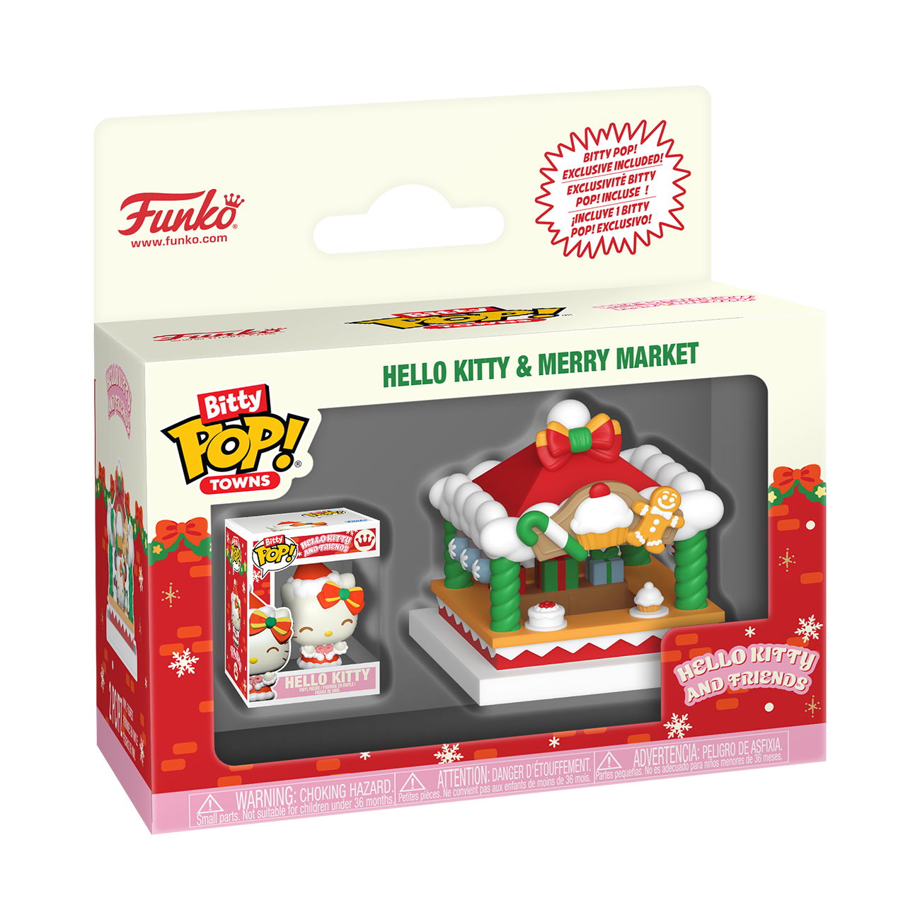Bitty Pop! Towns Hello Kitty and Merry Market