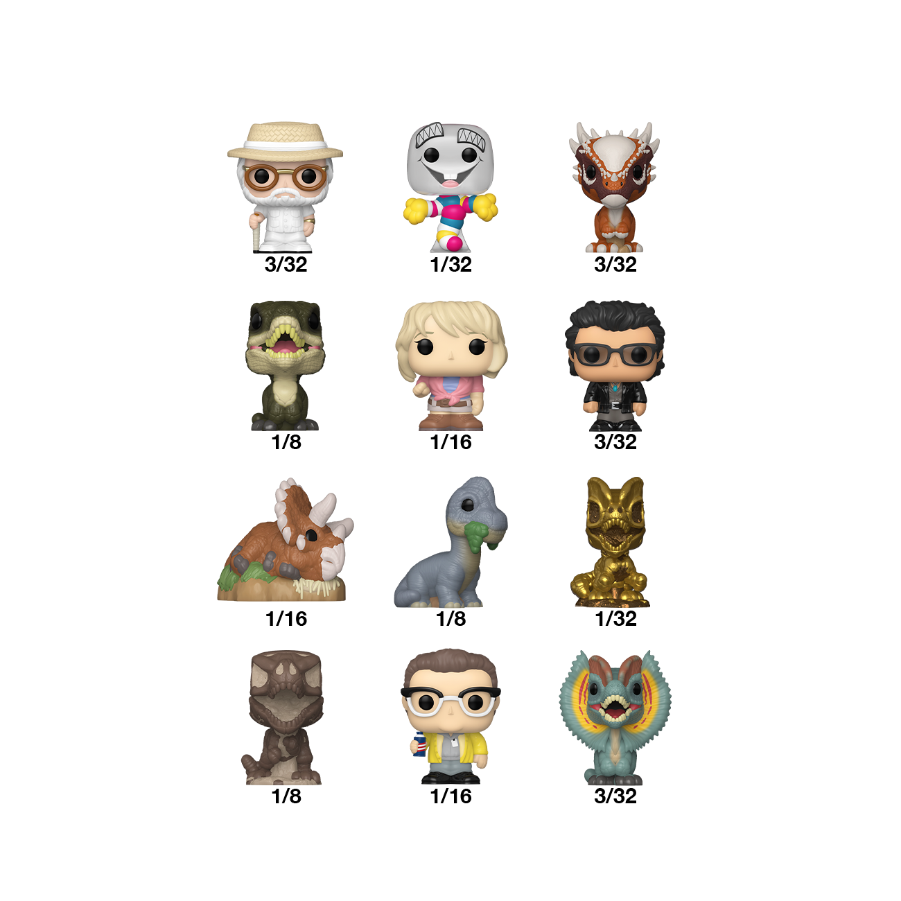 Alternative view of Mystery Bitty Pop! Jurassic Park