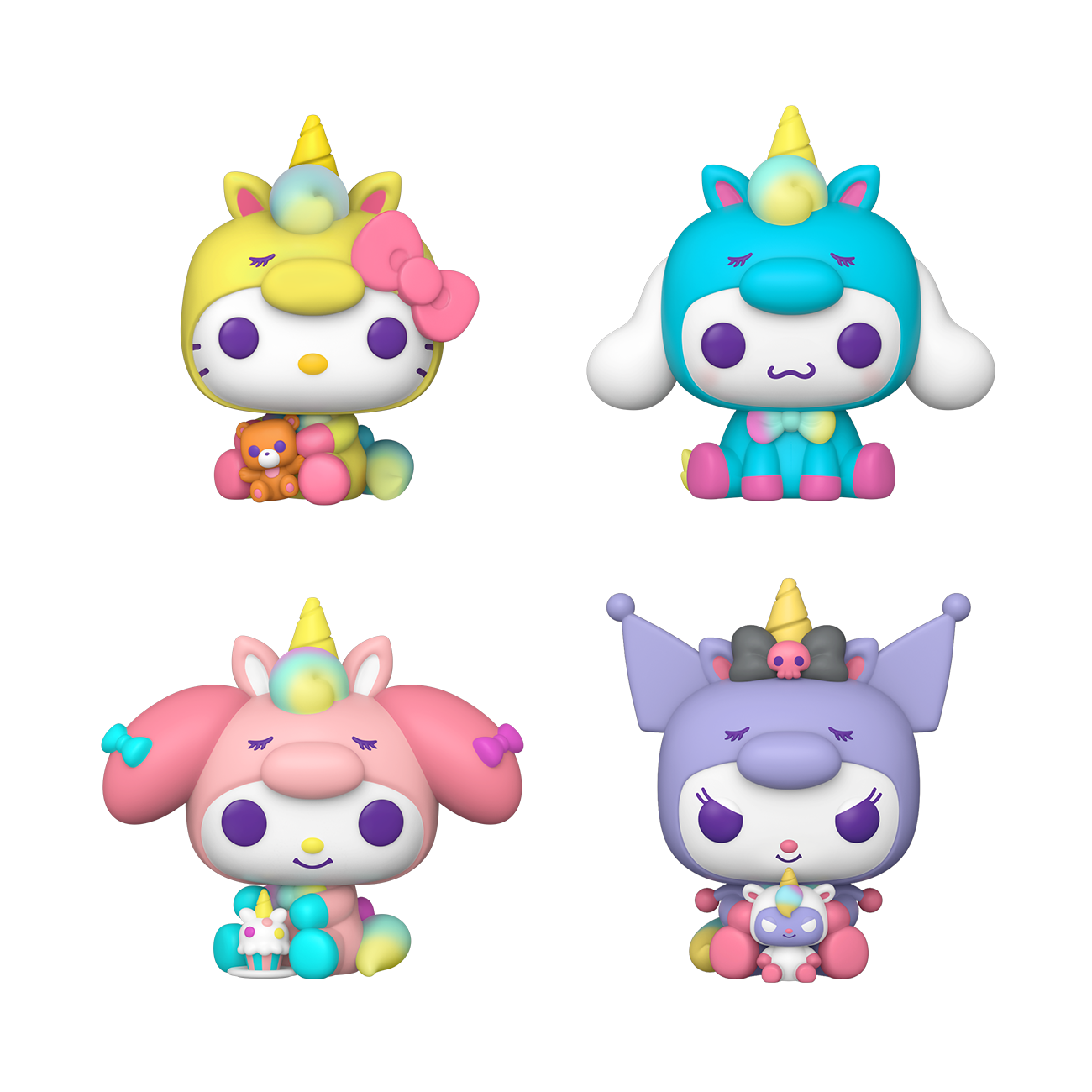 Pop! Hello Kitty (Unicorn Outfit) 4-Pack