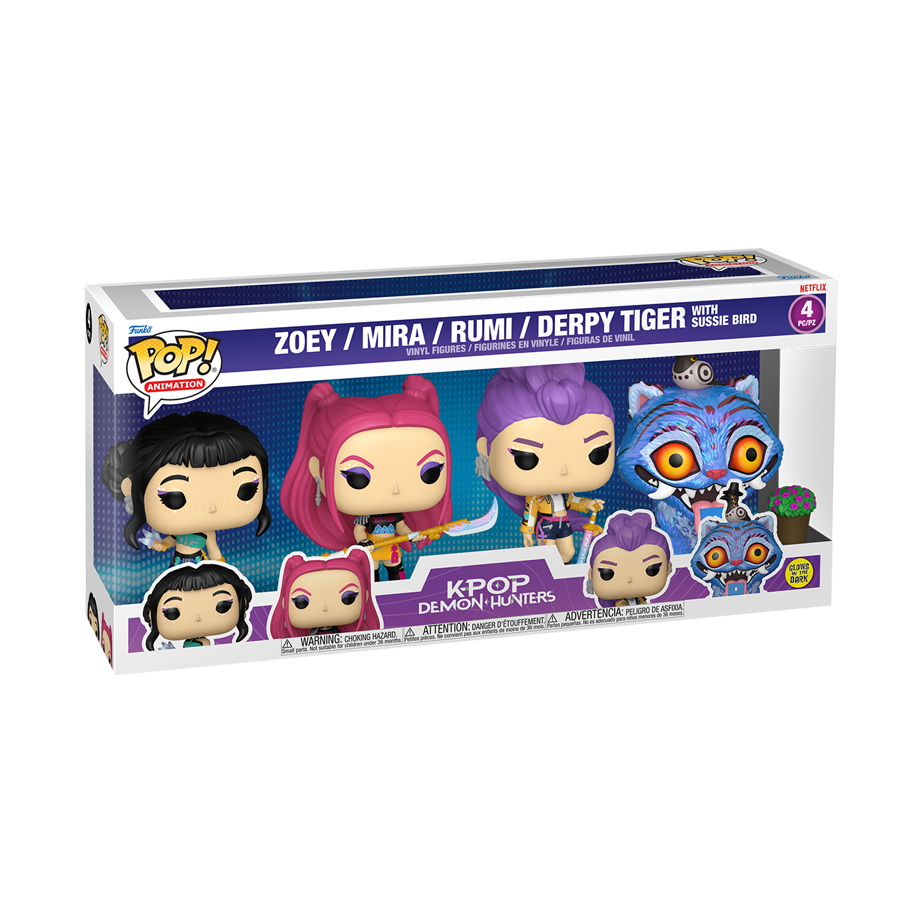 Alternative view of Pop! HUNTR/X 4-Pack