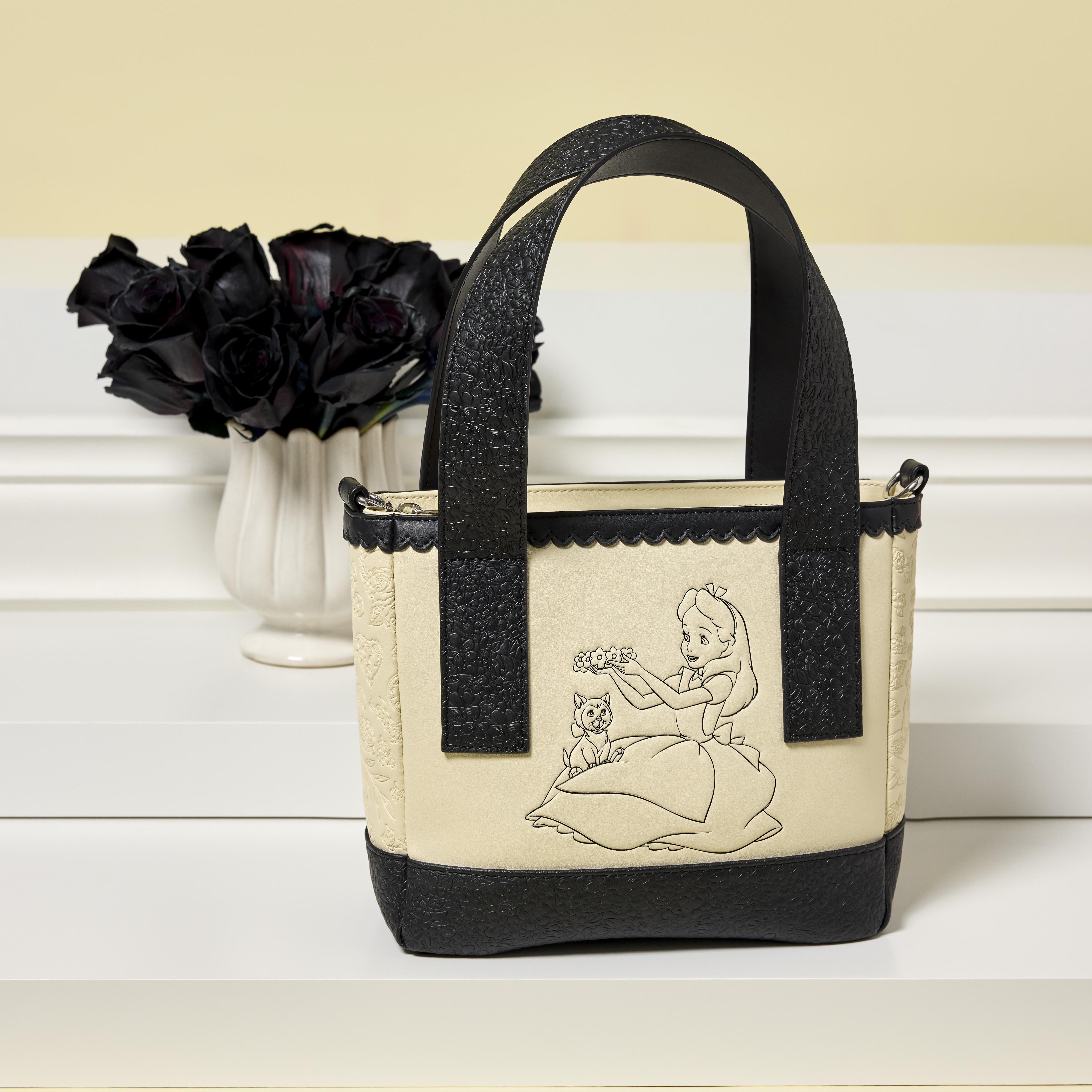 Alice in Wonderland Mini Tote Crossbody Bag - Image 3