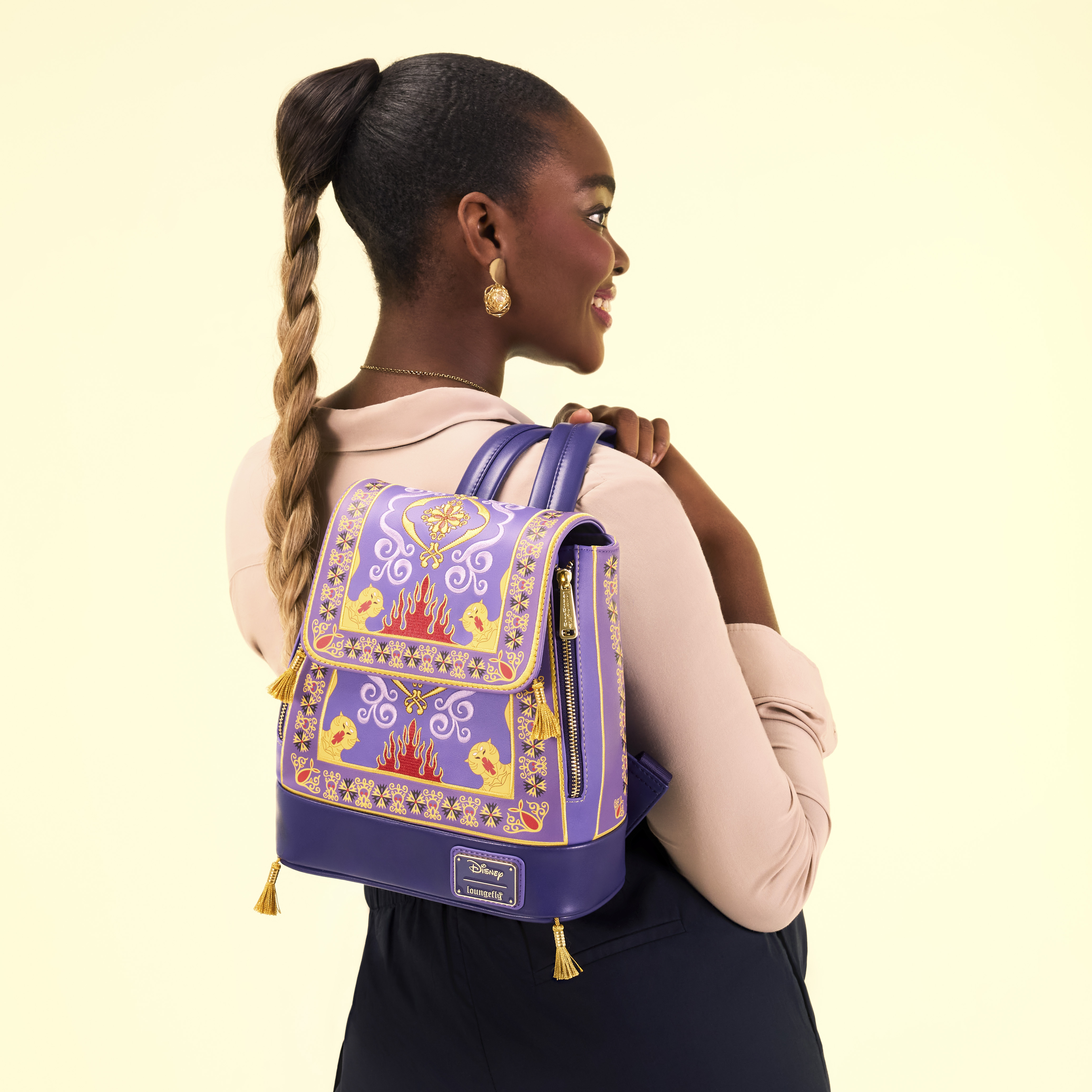 Alternative view of Aladdin Exclusive Magic Carpet Drawstring Mini Backpack