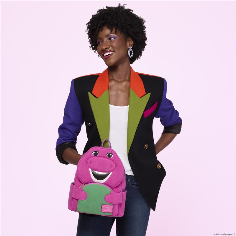 Alternative view of Barney Cosplay Mini Backpack
