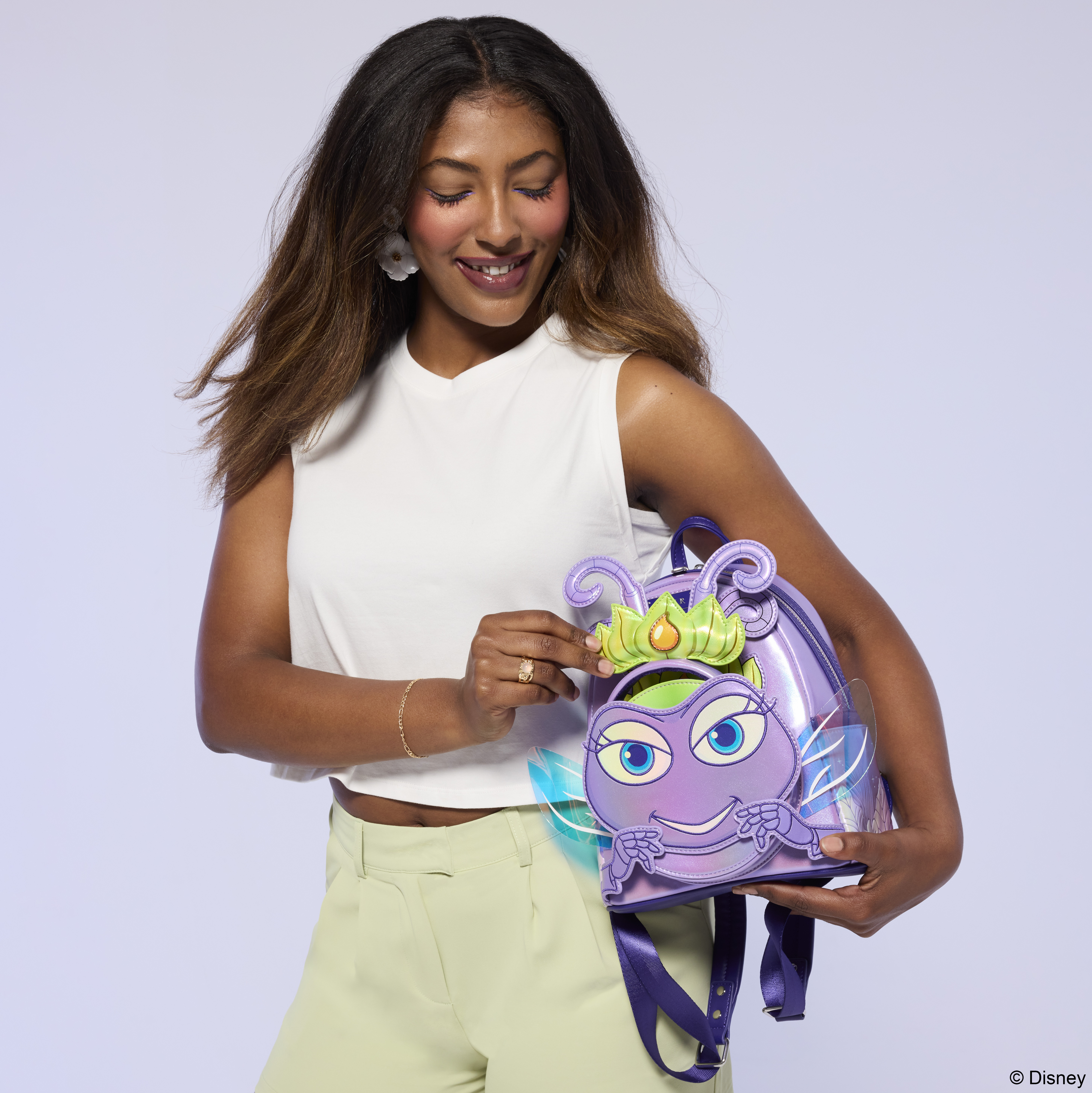 Alternative view of A Bug's Life Atta Cosplay Mini Backpack with Ear Headband