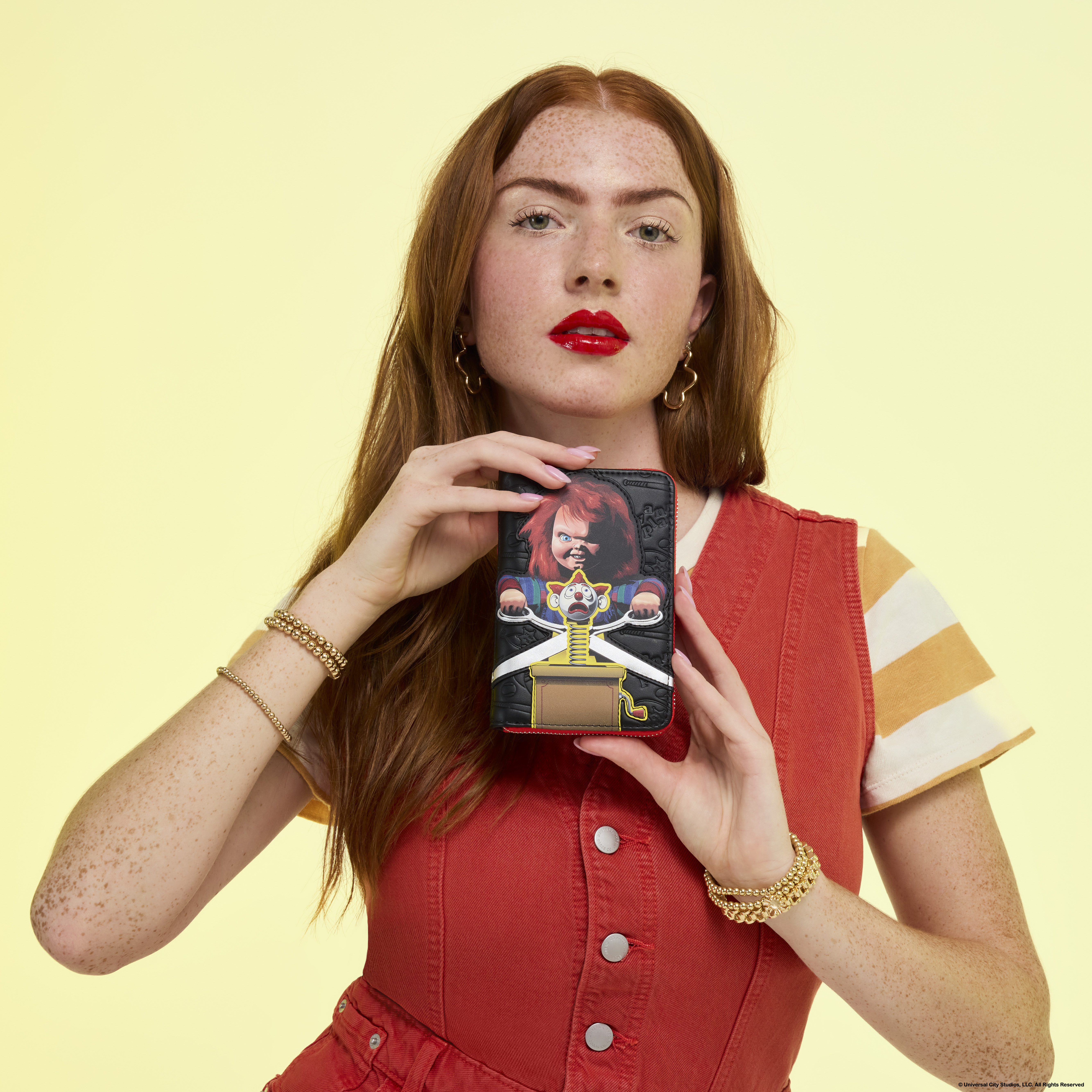 Alternative view of Chucky Clown Cosplay Zip Around Wallet