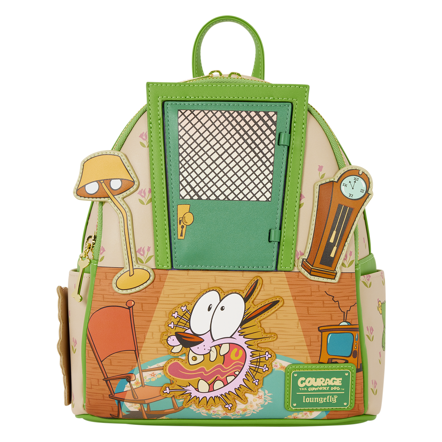 Courage the Cowardly Dog Lenticular Mini Backpack