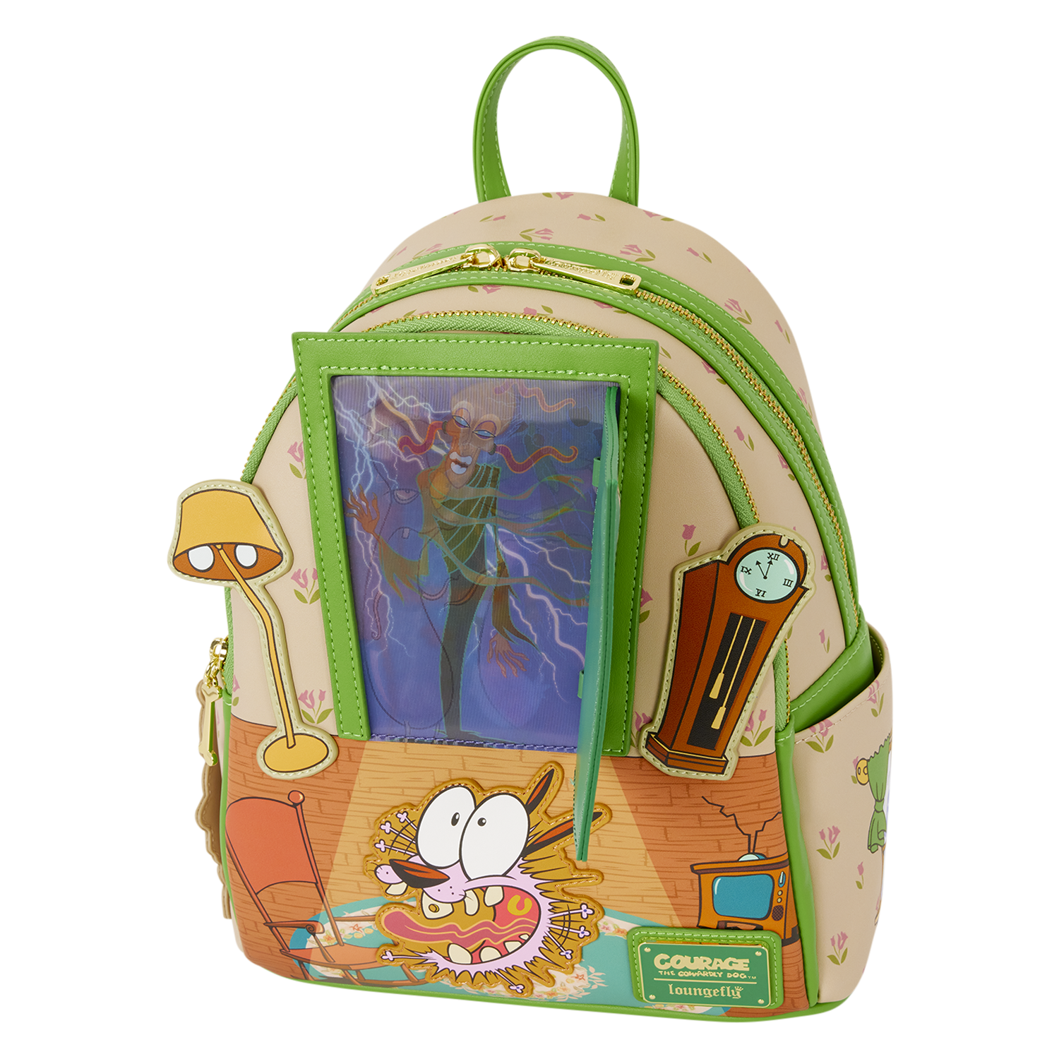 Courage the Cowardly Dog Lenticular Mini Backpack - Image 3