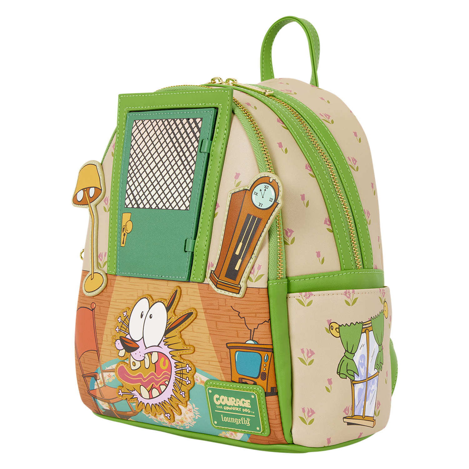 Courage the Cowardly Dog Lenticular Mini Backpack - Image 4