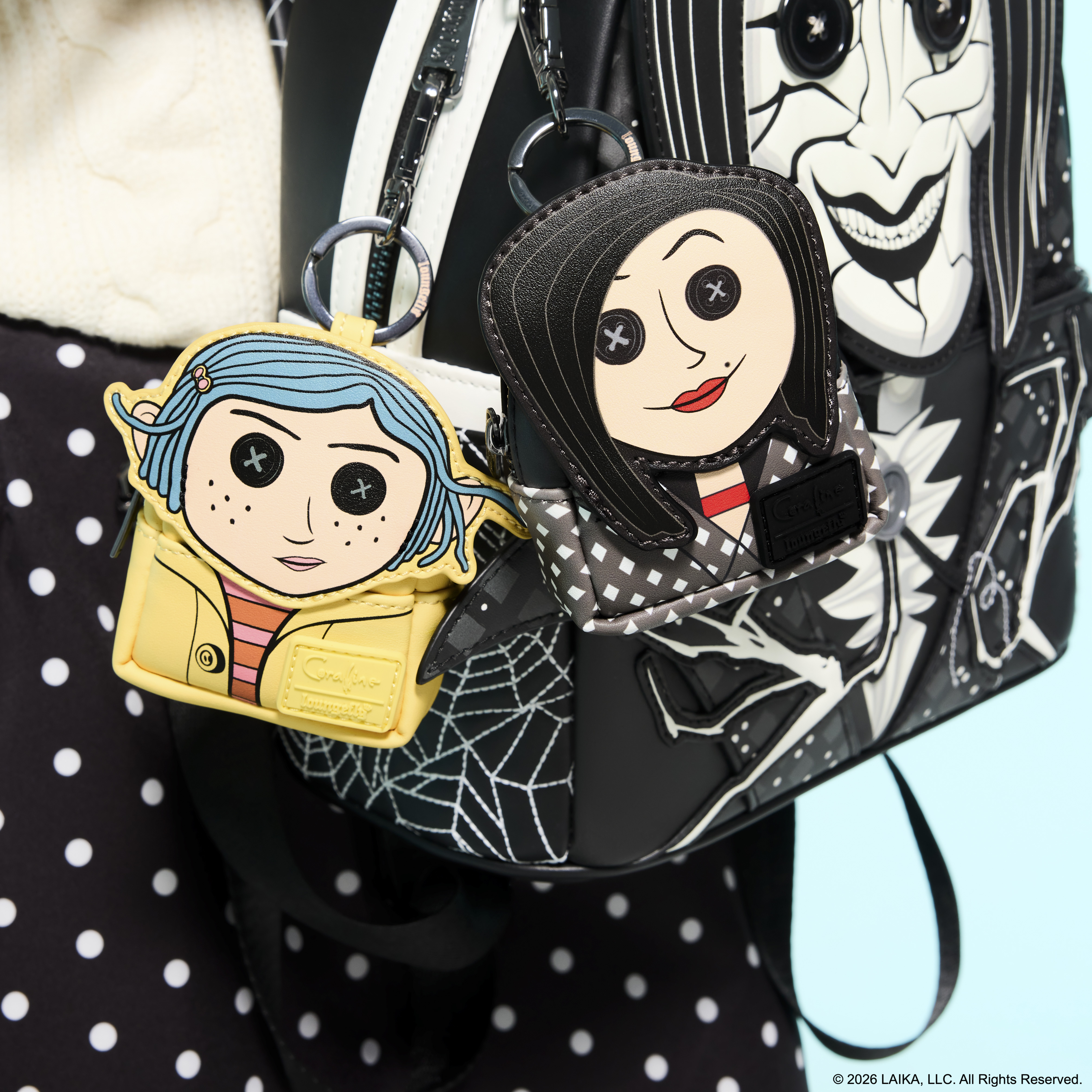 Coraline Cosplay Mystery Mini Backpack Keychain Charm - Image 10