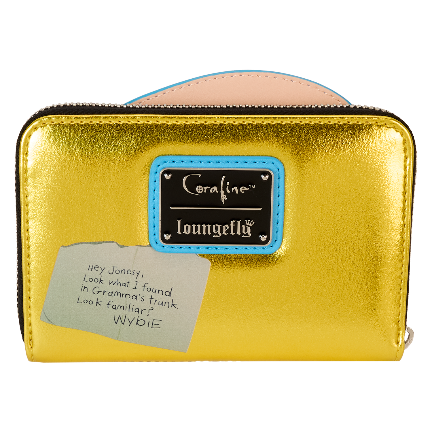 Coraline 15th Anniversary Laika Doll Metallic Cosplay Zip Around Wallet - Image 6