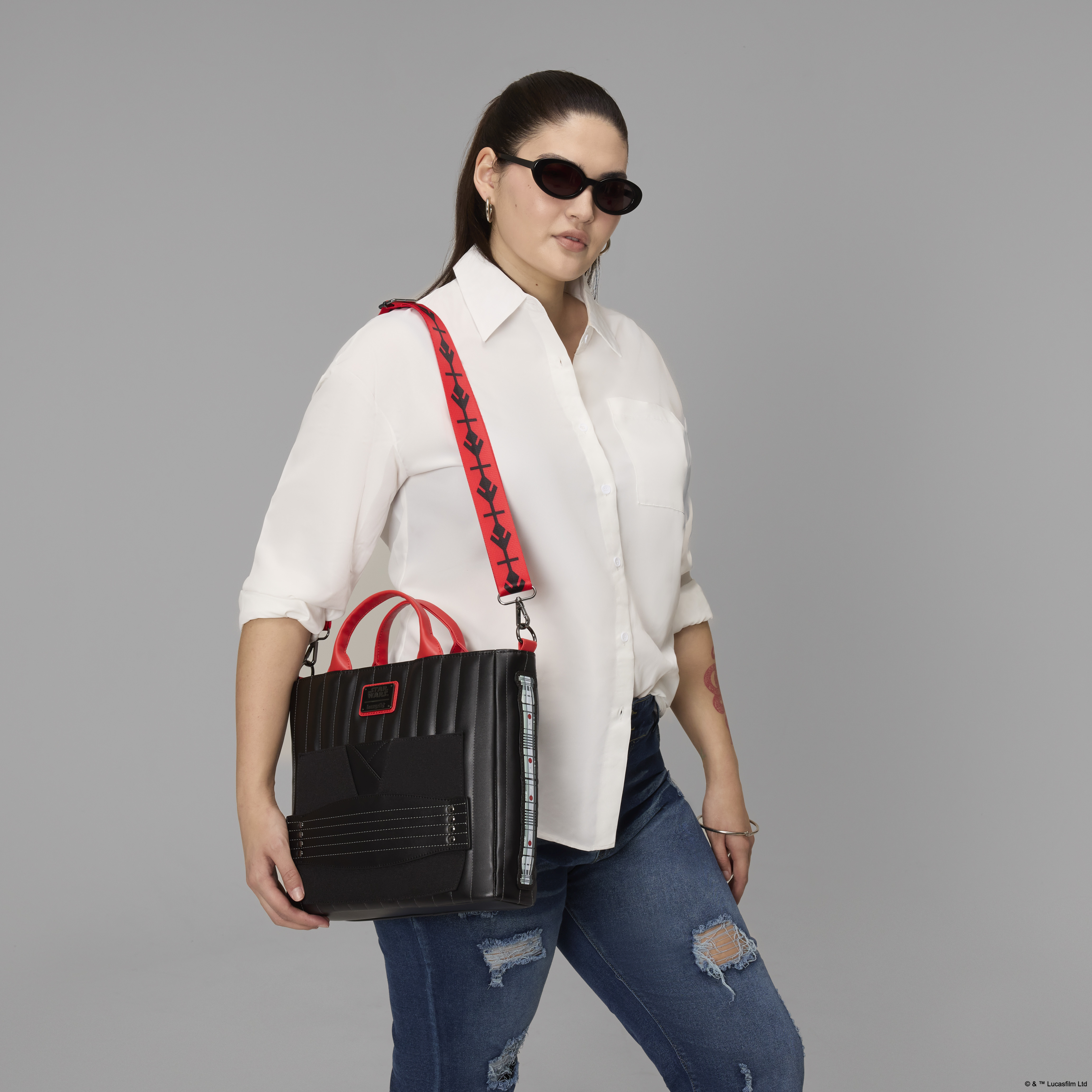 Alternative view of STAR WARS Exclusive Darth Maul Convertible Backpack & Tote Crossbody Bag