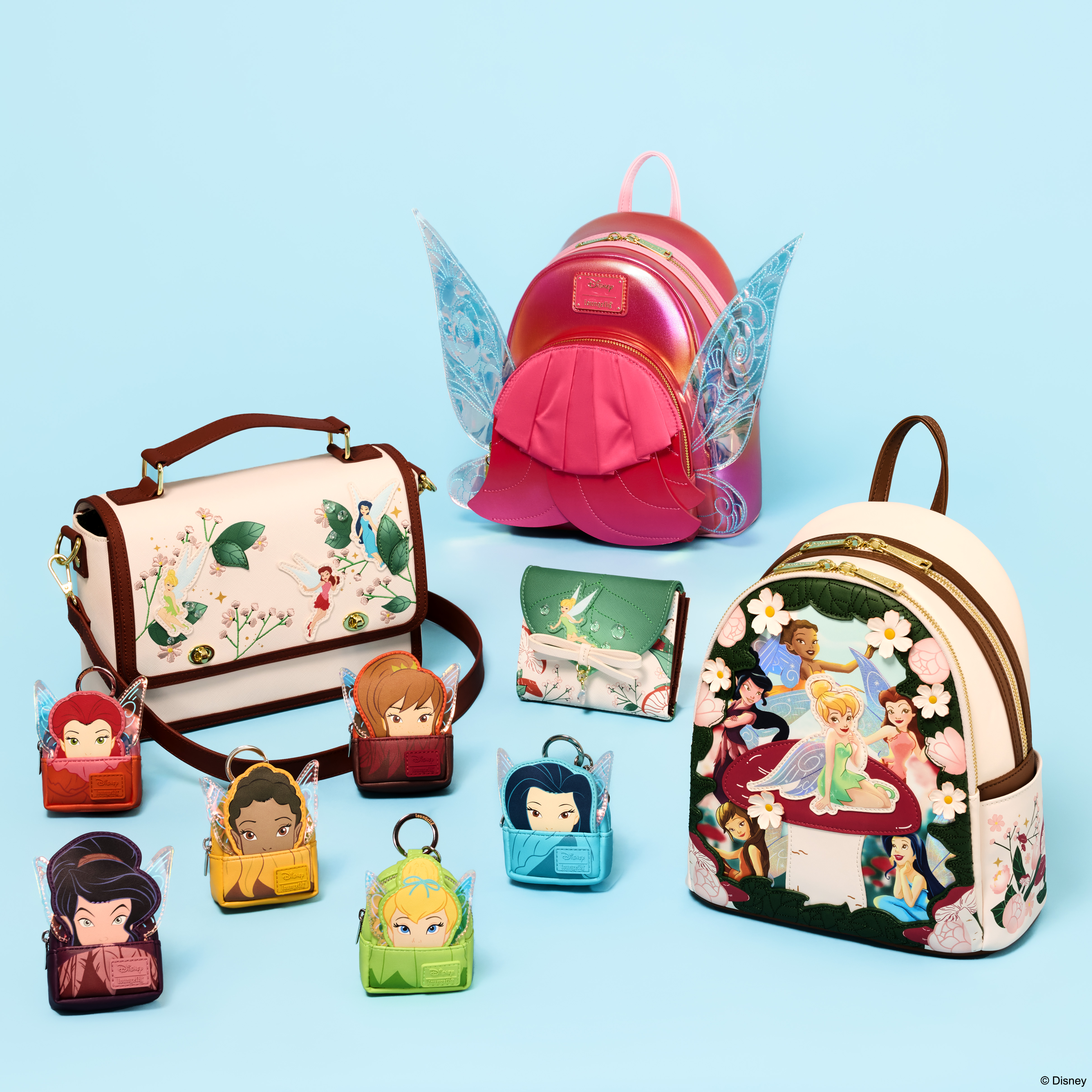 Disney Fairies Cosplay Mystery Mini Backpack Keychain Charm - Image 4