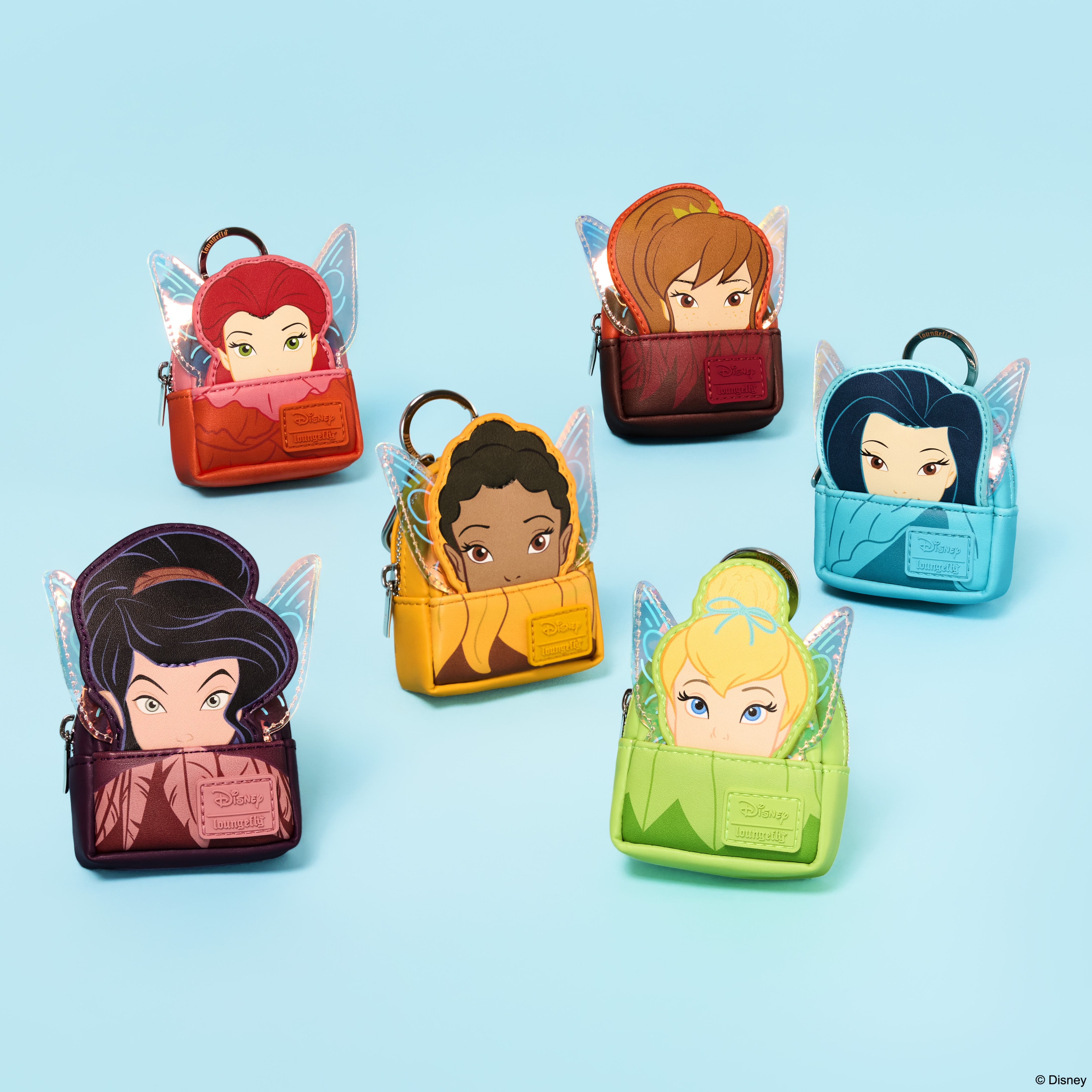 Disney Fairies Cosplay Mystery Mini Backpack Keychain Charm - Image 3