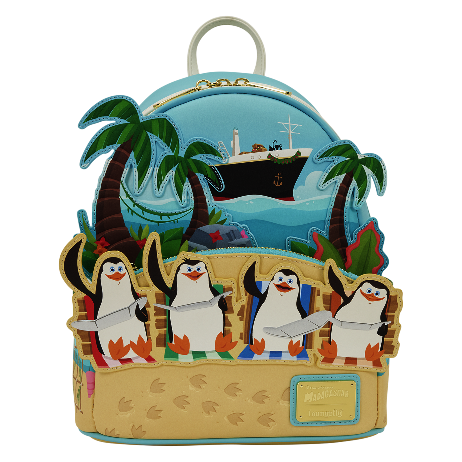 Madagascar Exclusive Penguins Beach Mini Backpack