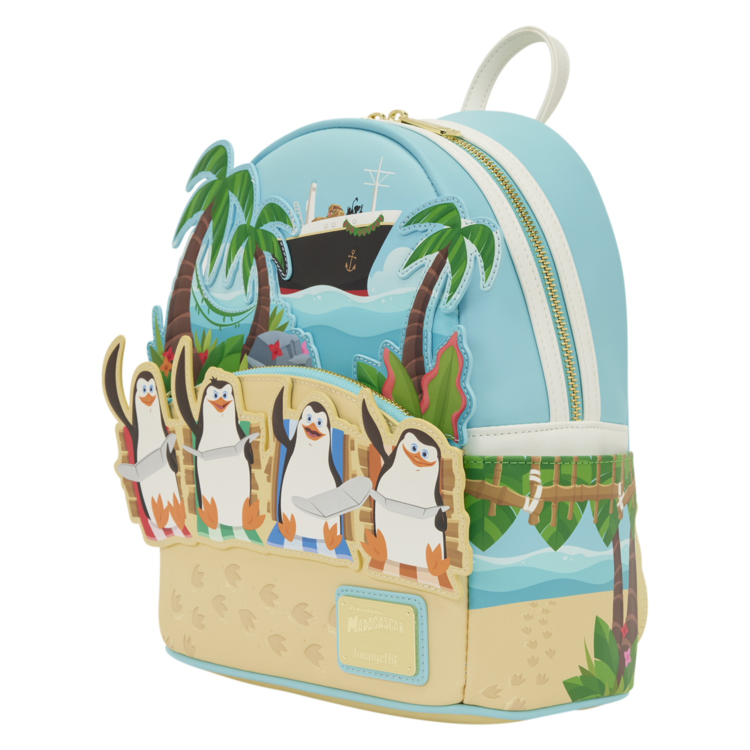 Madagascar Exclusive Penguins Beach Mini Backpack - Image 6