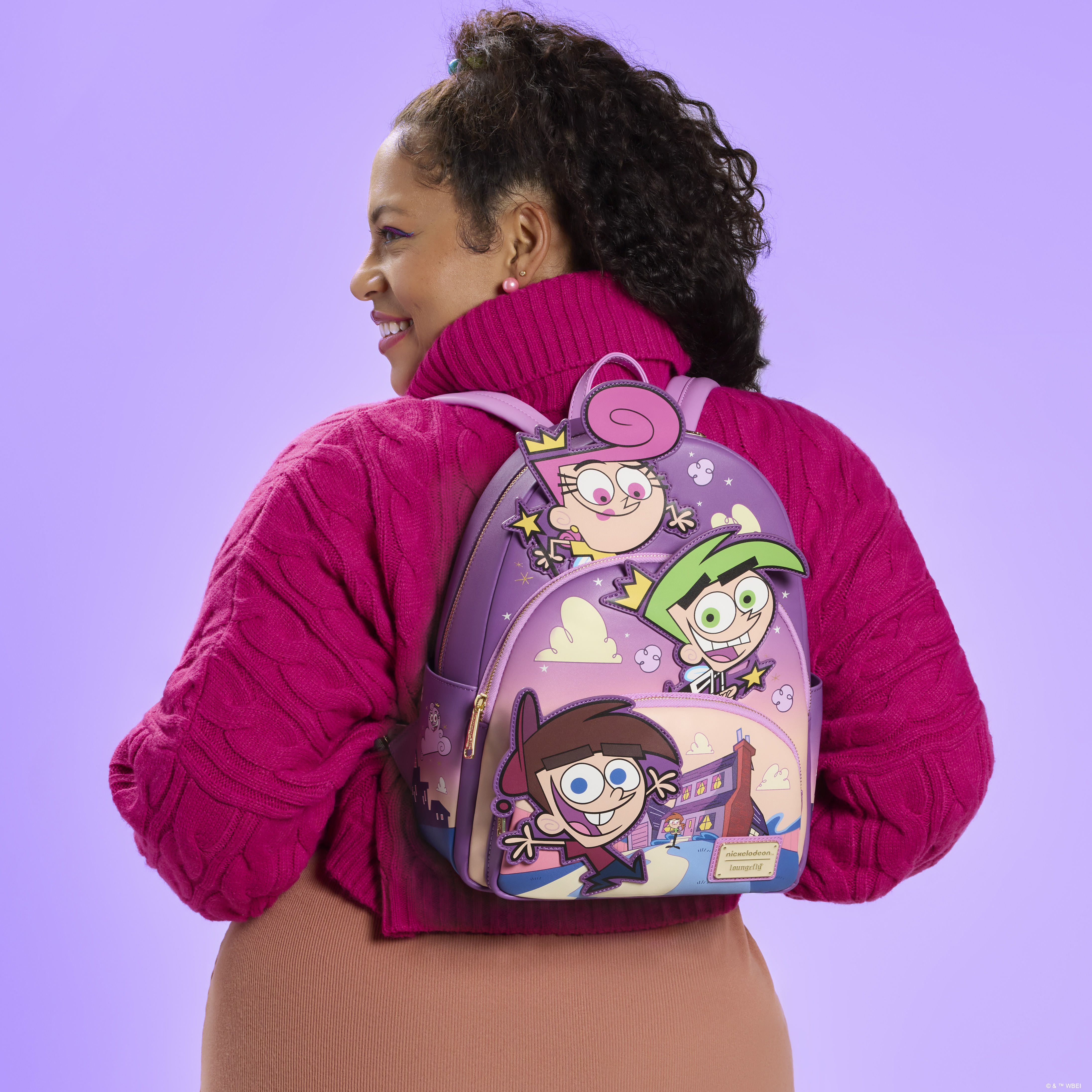 Alternative view of The Fairly OddParents Exclusive Triple Pocket Glow Midi Backpack