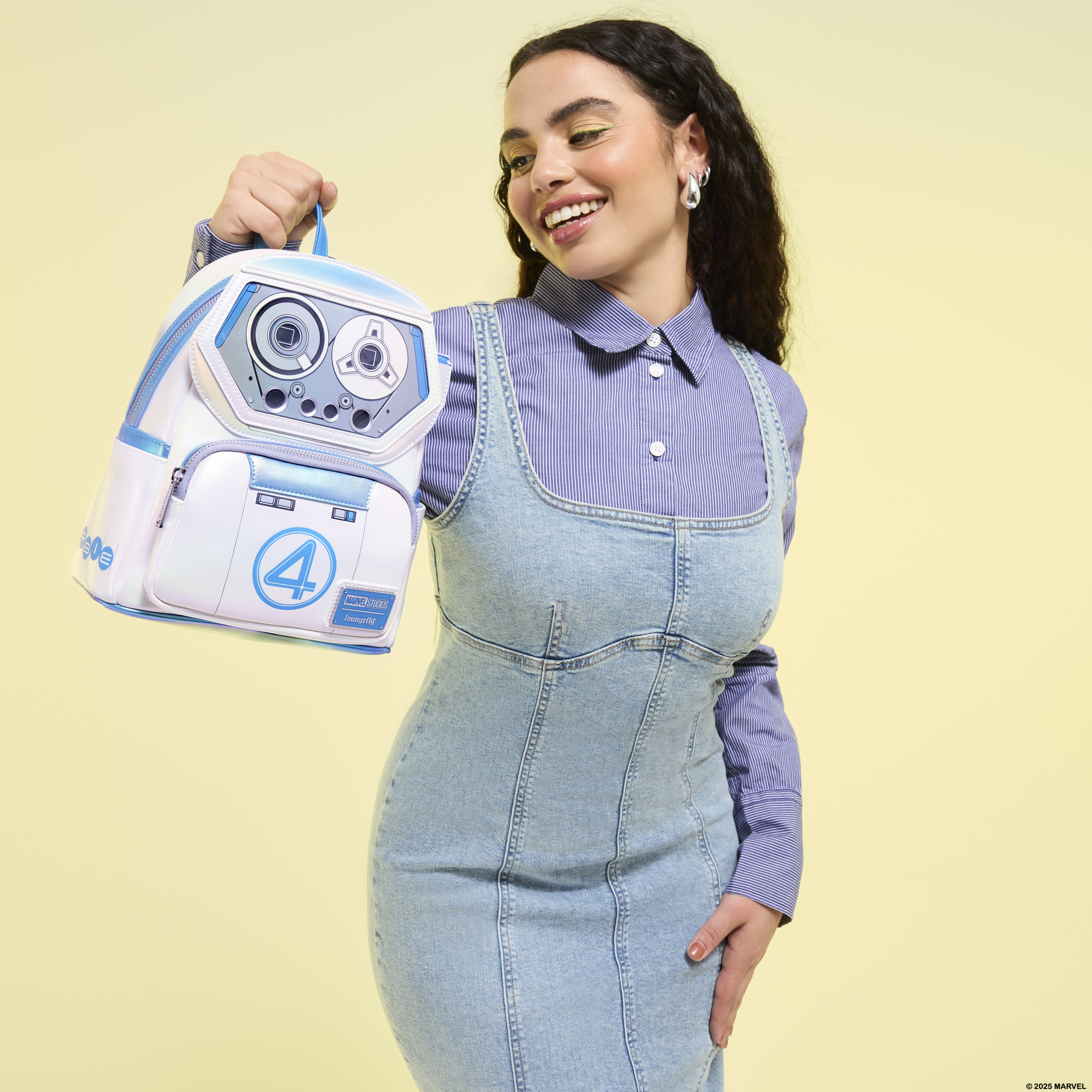 Alternative view of Fantastic Four H.E.R.B.I.E. Cosplay Mini Backpack