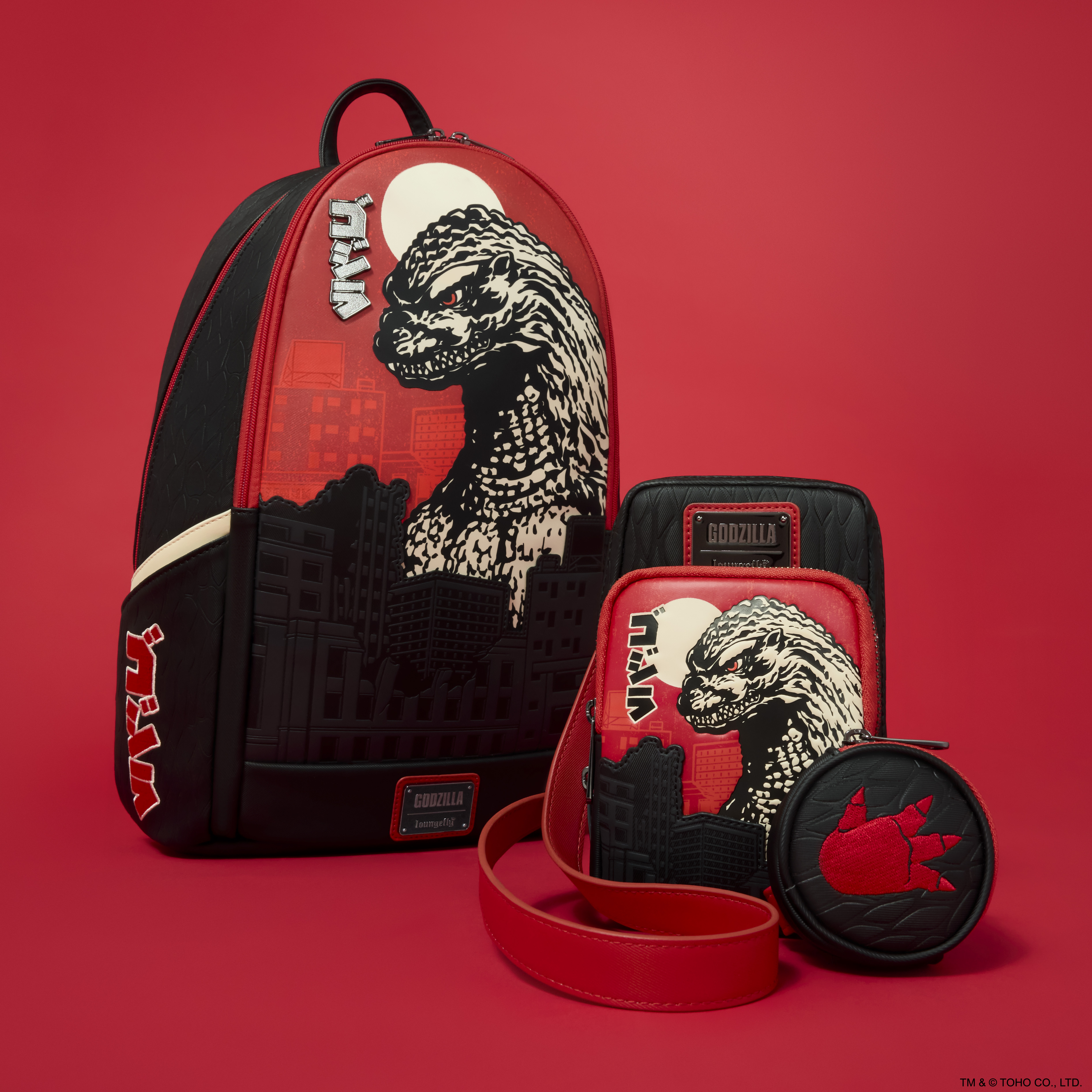 Godzilla Cell Phone Crossbody Bag with Coin Bag - Image 3