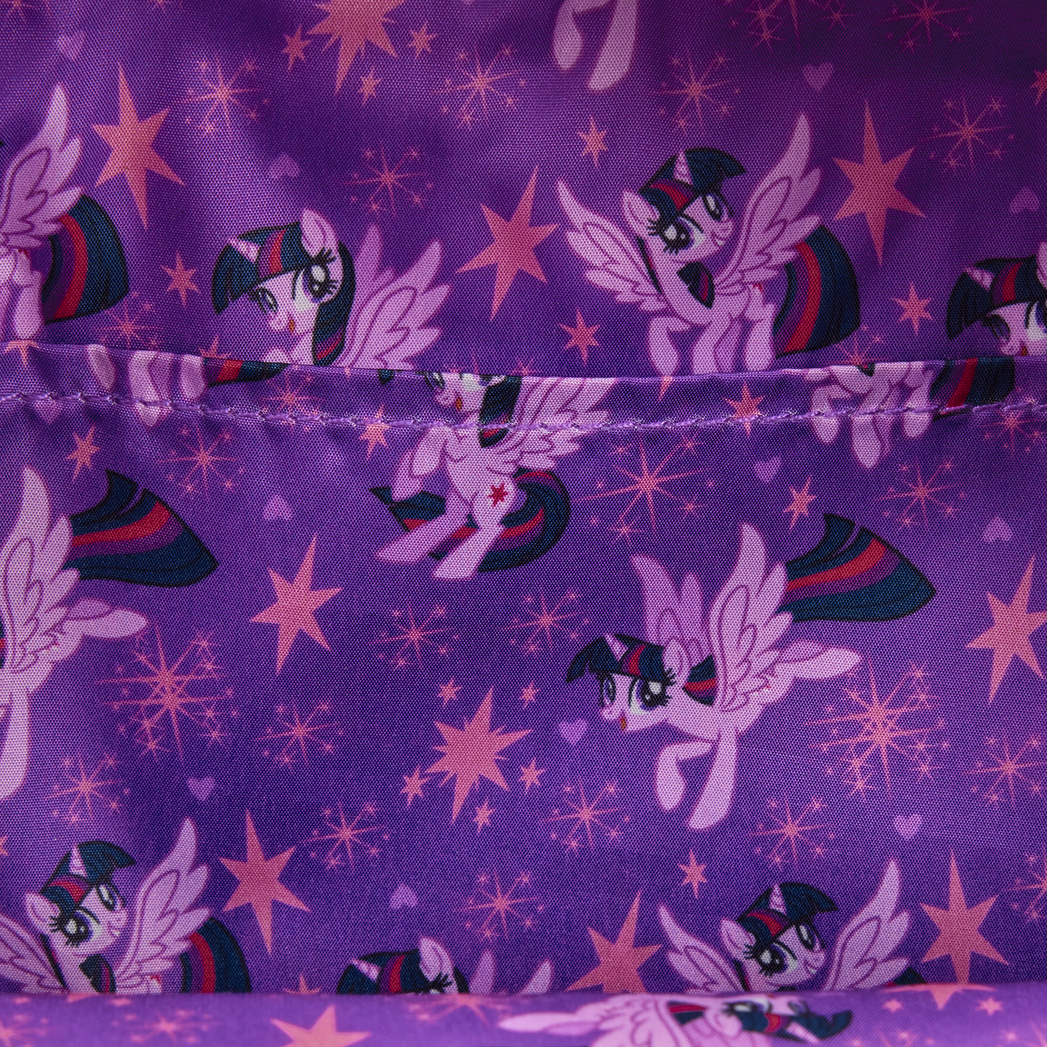 My Little Pony Twilight Sparkle Cosplay Glitter Mini Backpack - Image 11