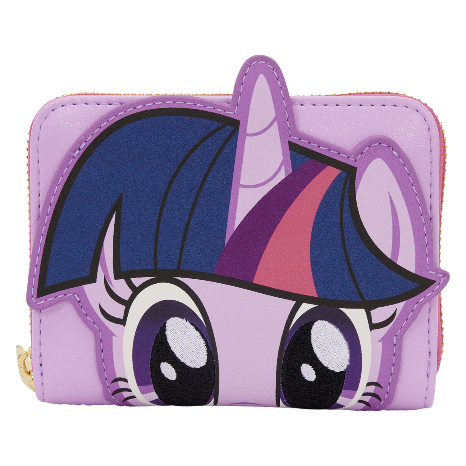 My Little Pony Twilight Sparkle Cosplay Glitter Zip Around Wallet