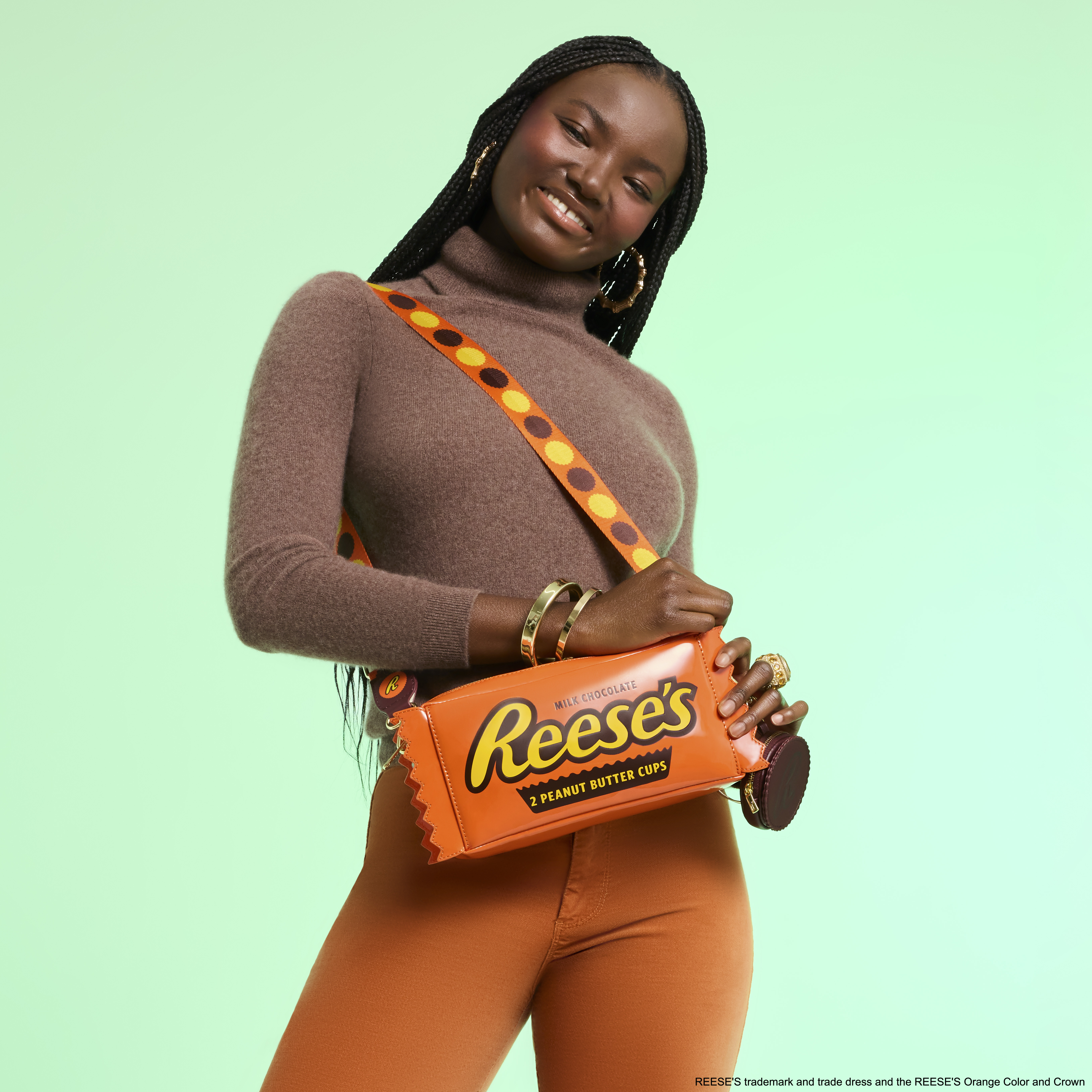 Alternative view of Hershey's Reese's Peanut Butter Cups Crossbody Bag with Coin Bag