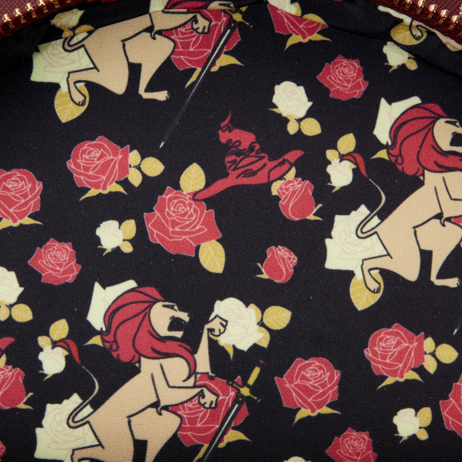 Harry Potter Gryffindor House Floral Tattoo Mini Backpack - Image 8