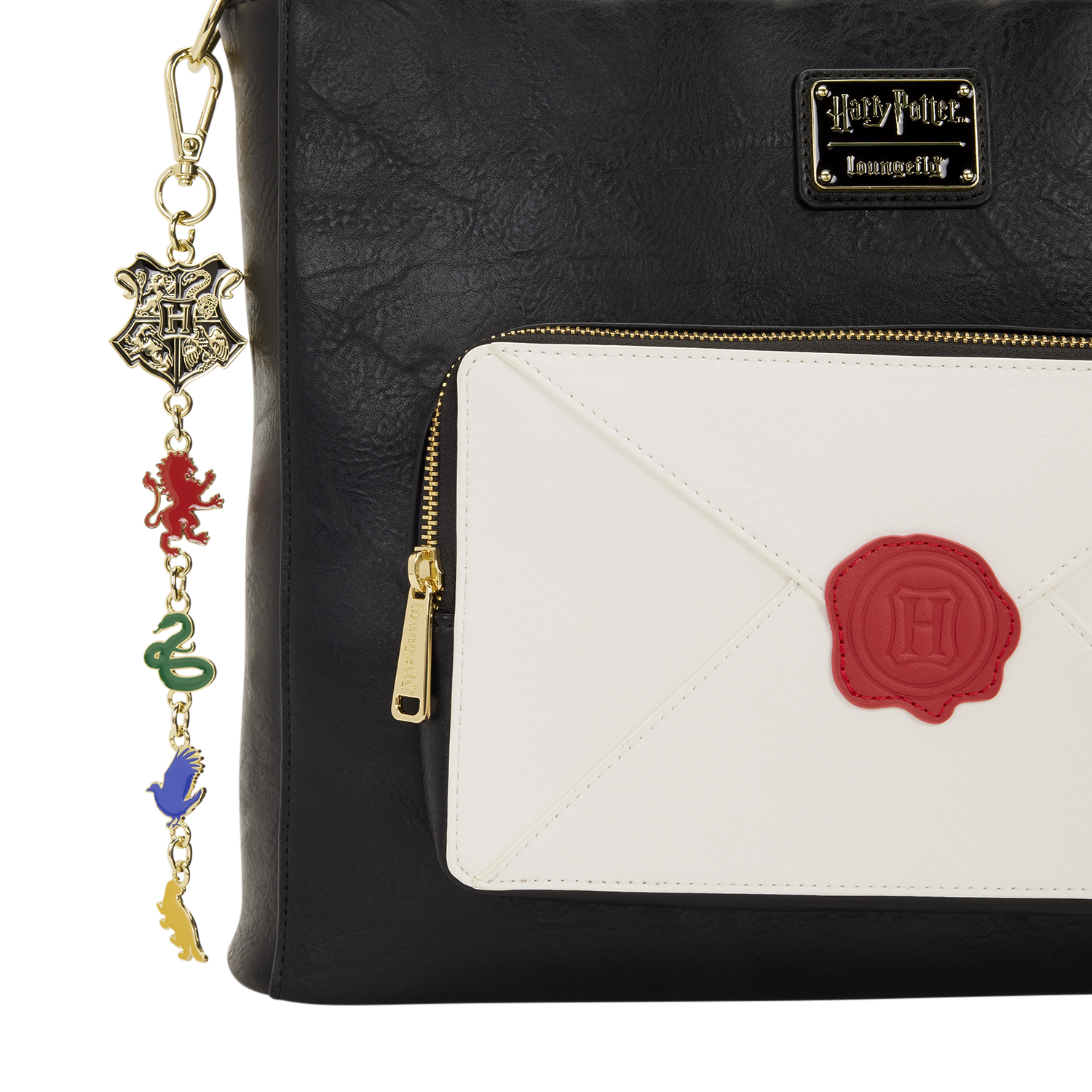 Harry Potter Hogwarts Letter Convertible Backpack & Tote Crossbody Bag - Image 6