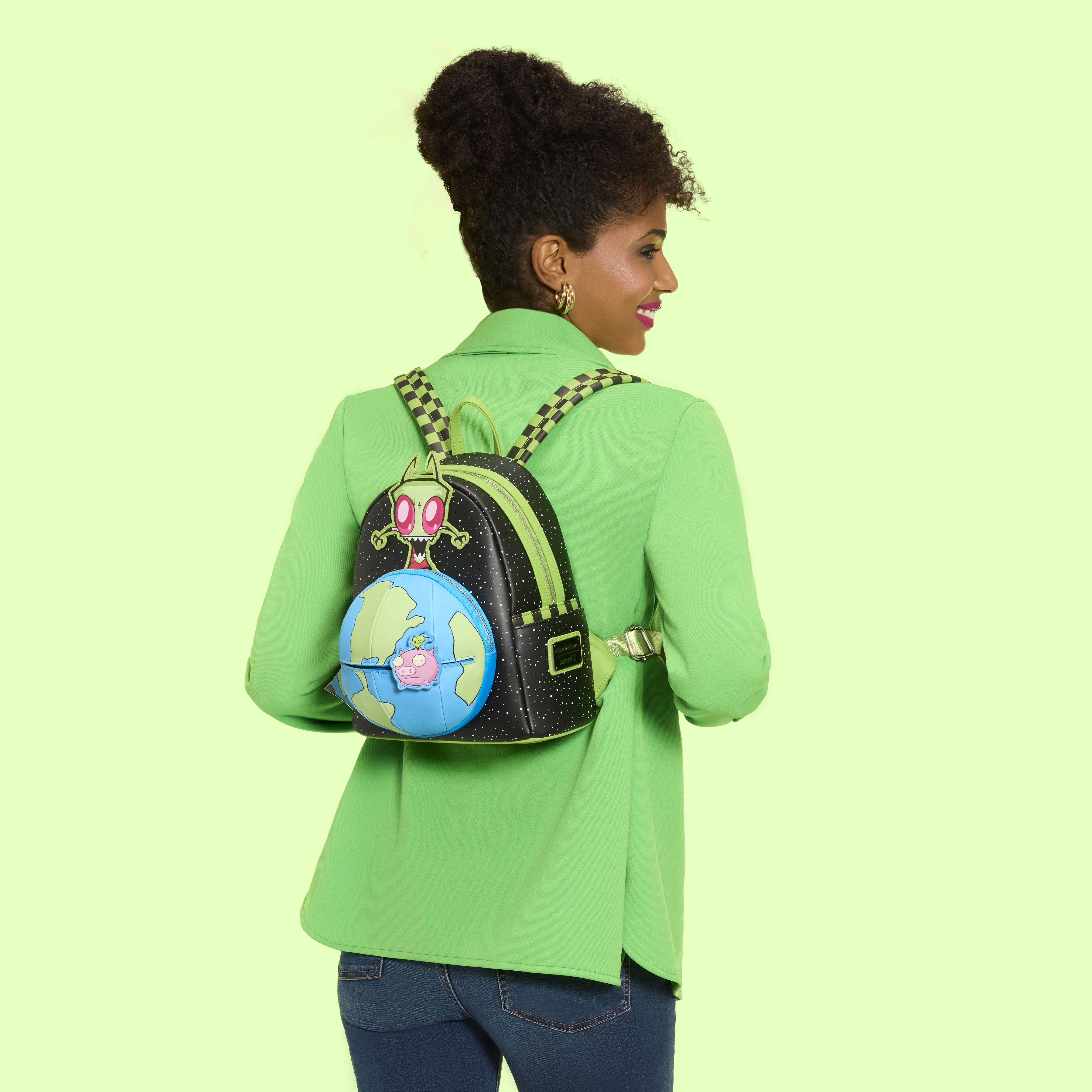 Alternative view of Invader Zim Glow Mini Backpack