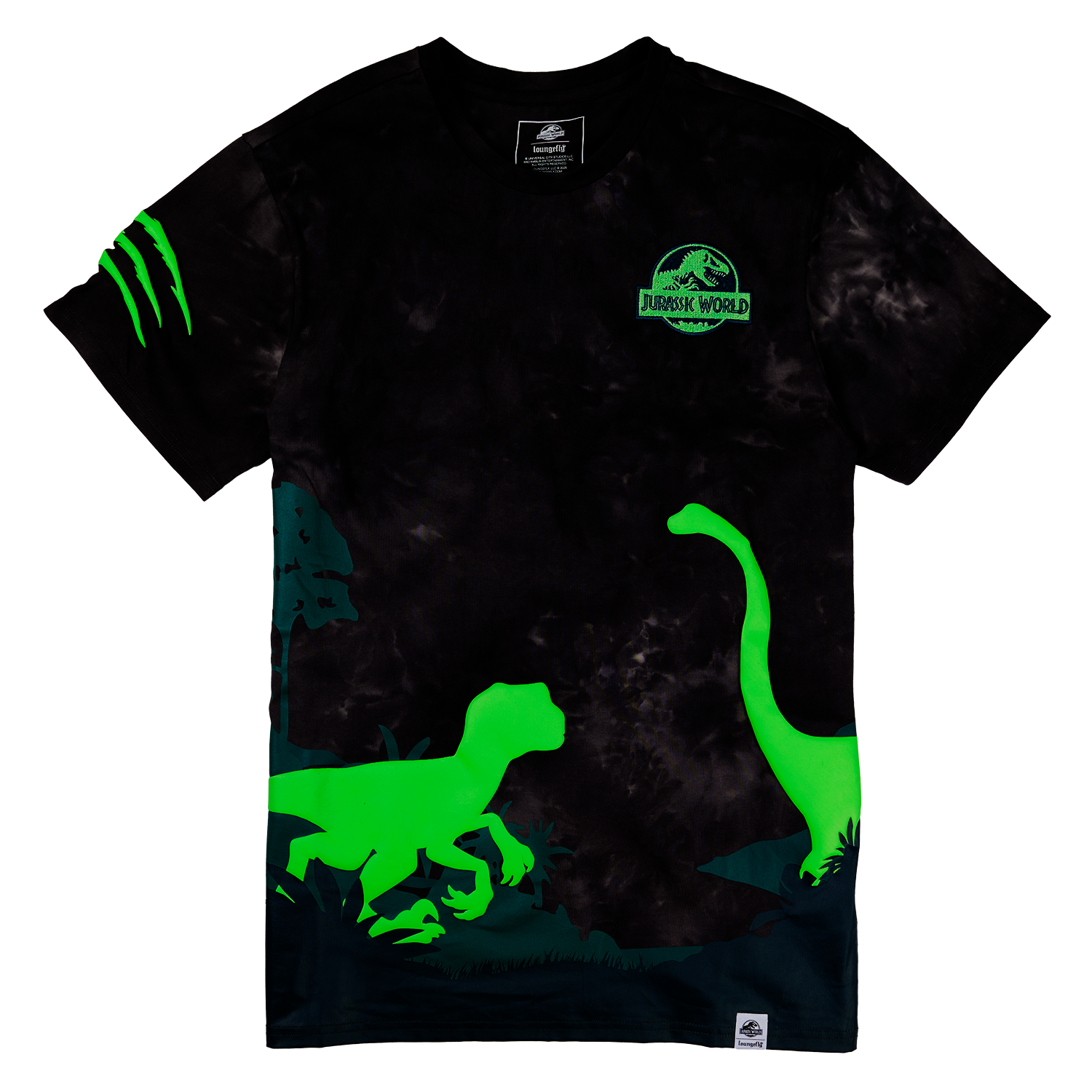 Jurassic World Jungle Scene Unisex Tee - Image 3
