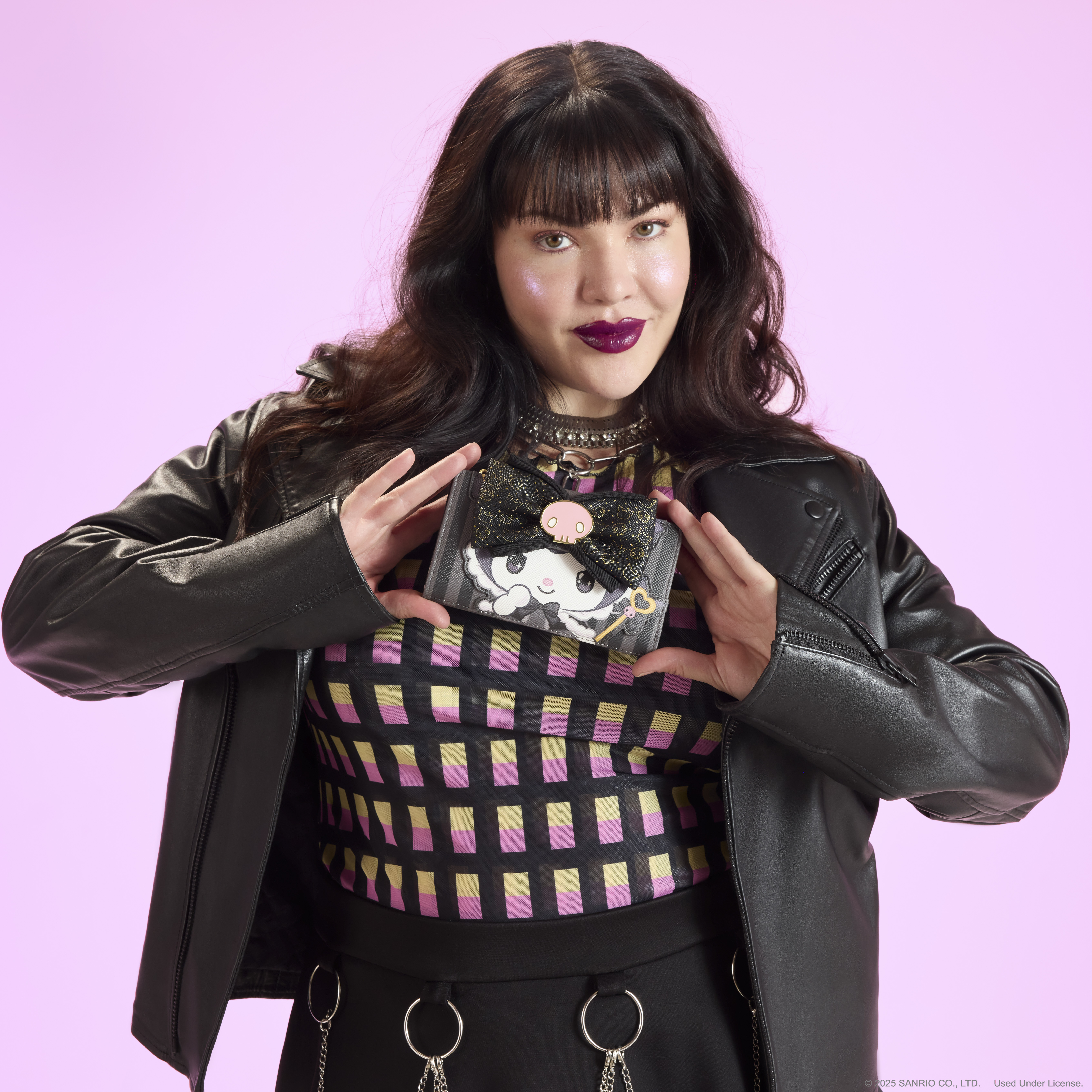 Alternative view of Sanrio Kuromi 20th Anniversary Flap Wallet