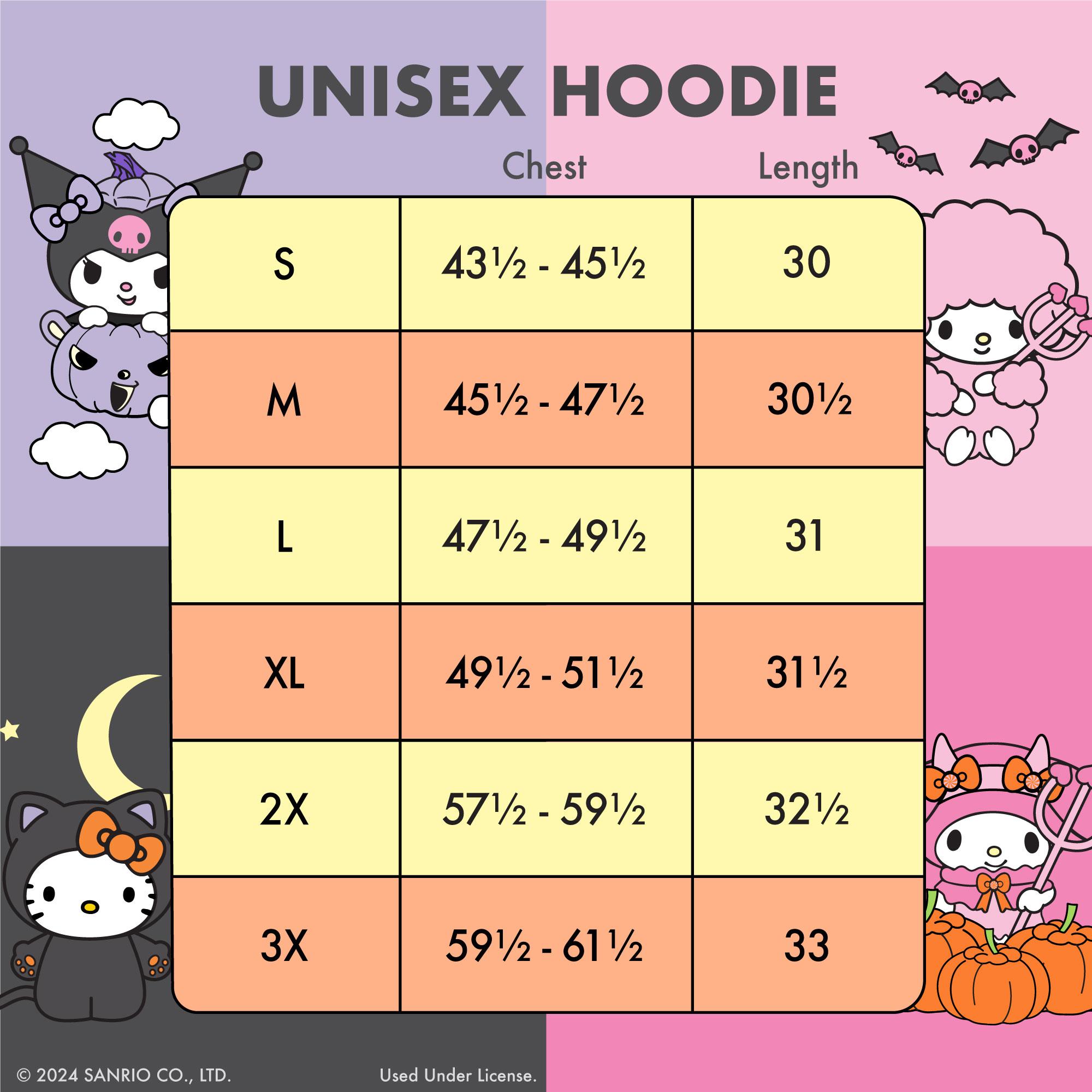 Sanrio Hello Kitty & Friends Costume Unisex Hoodie - Image 5