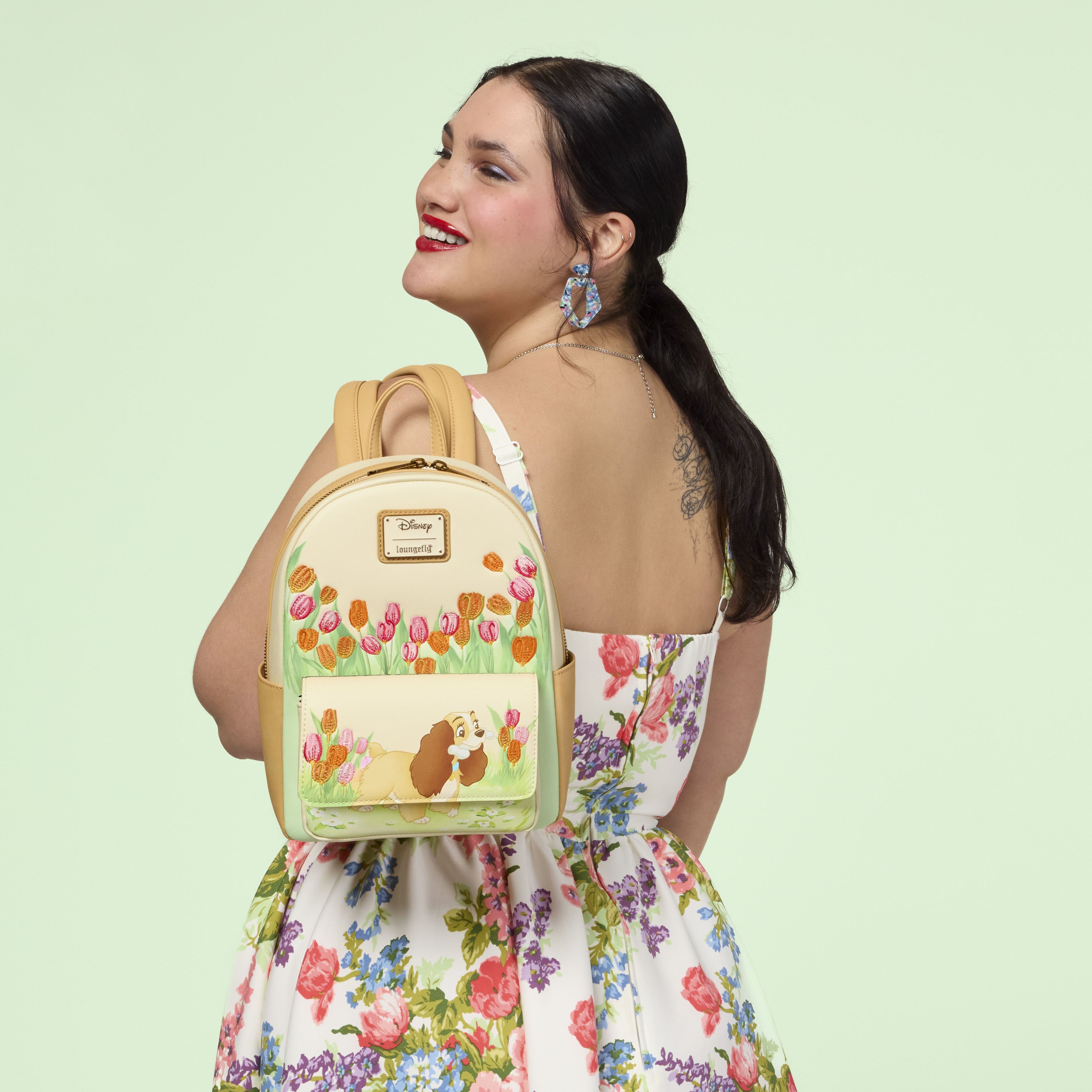 Alternative view of Lady and the Tramp Pastel Tulip Mini Backpack