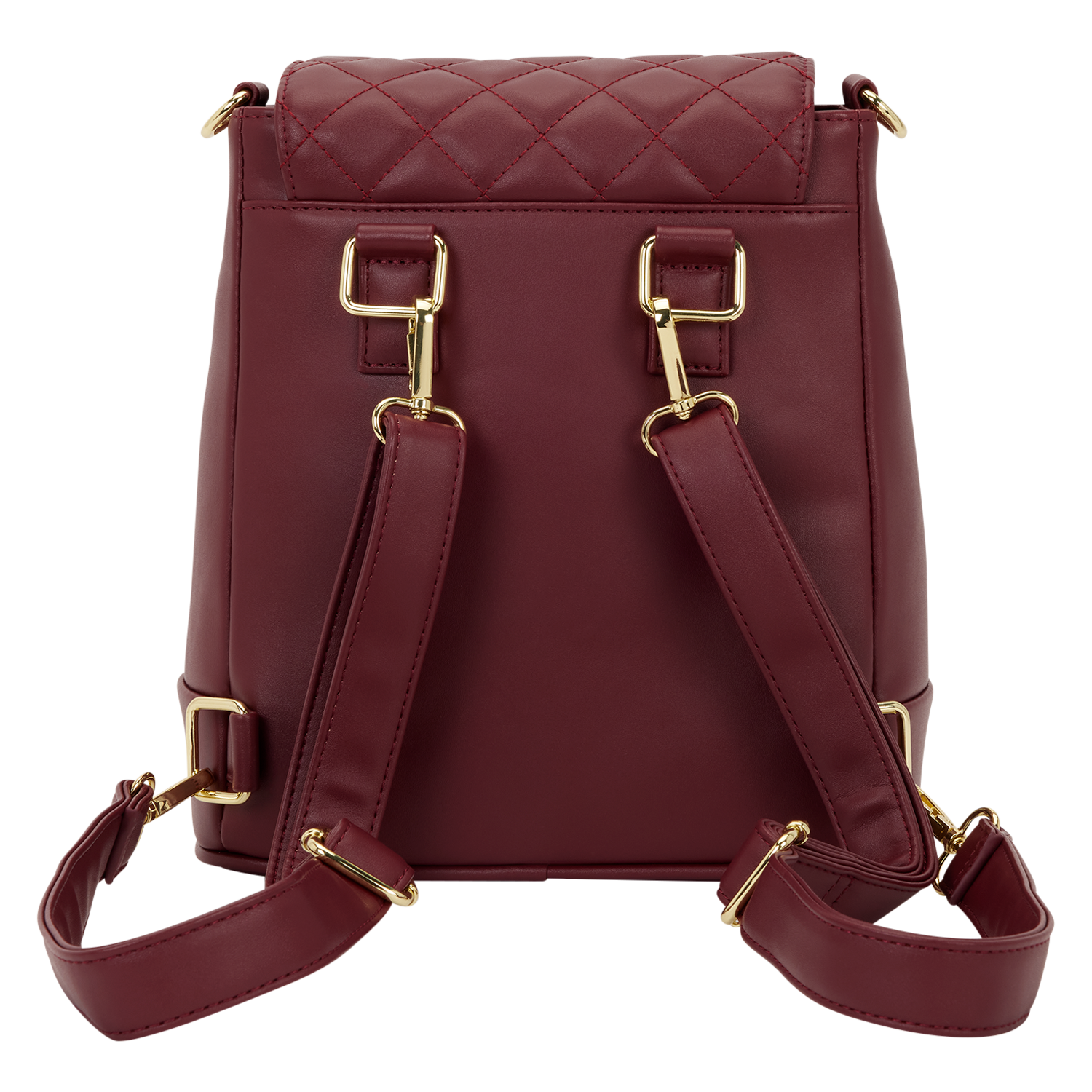Loungefly The Lilly Red Convertible Mini Backpack & Crossbody Pin Trader Bag - Image 8