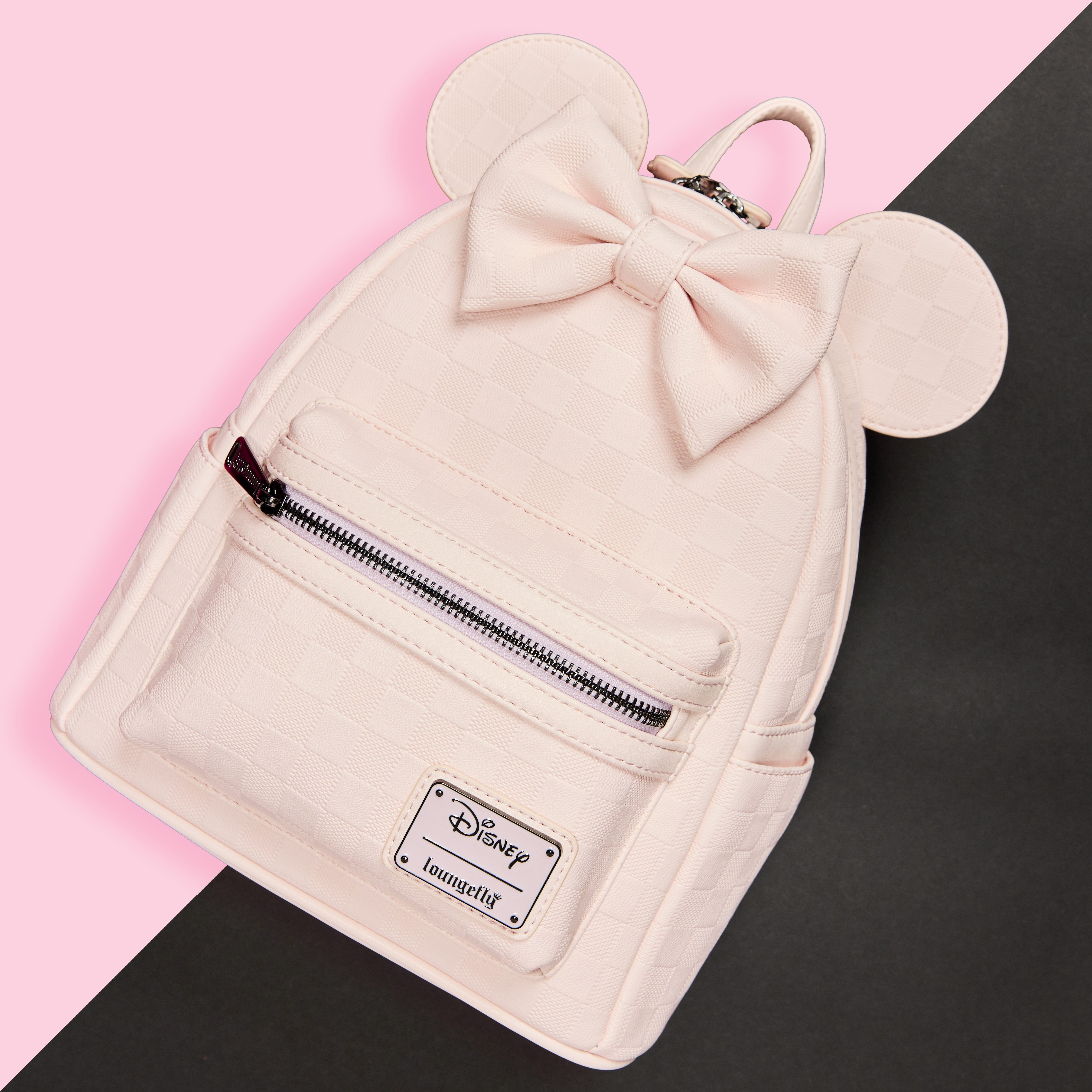 Alternative view of Minnie Mouse Checkered Texture Mini Backpack