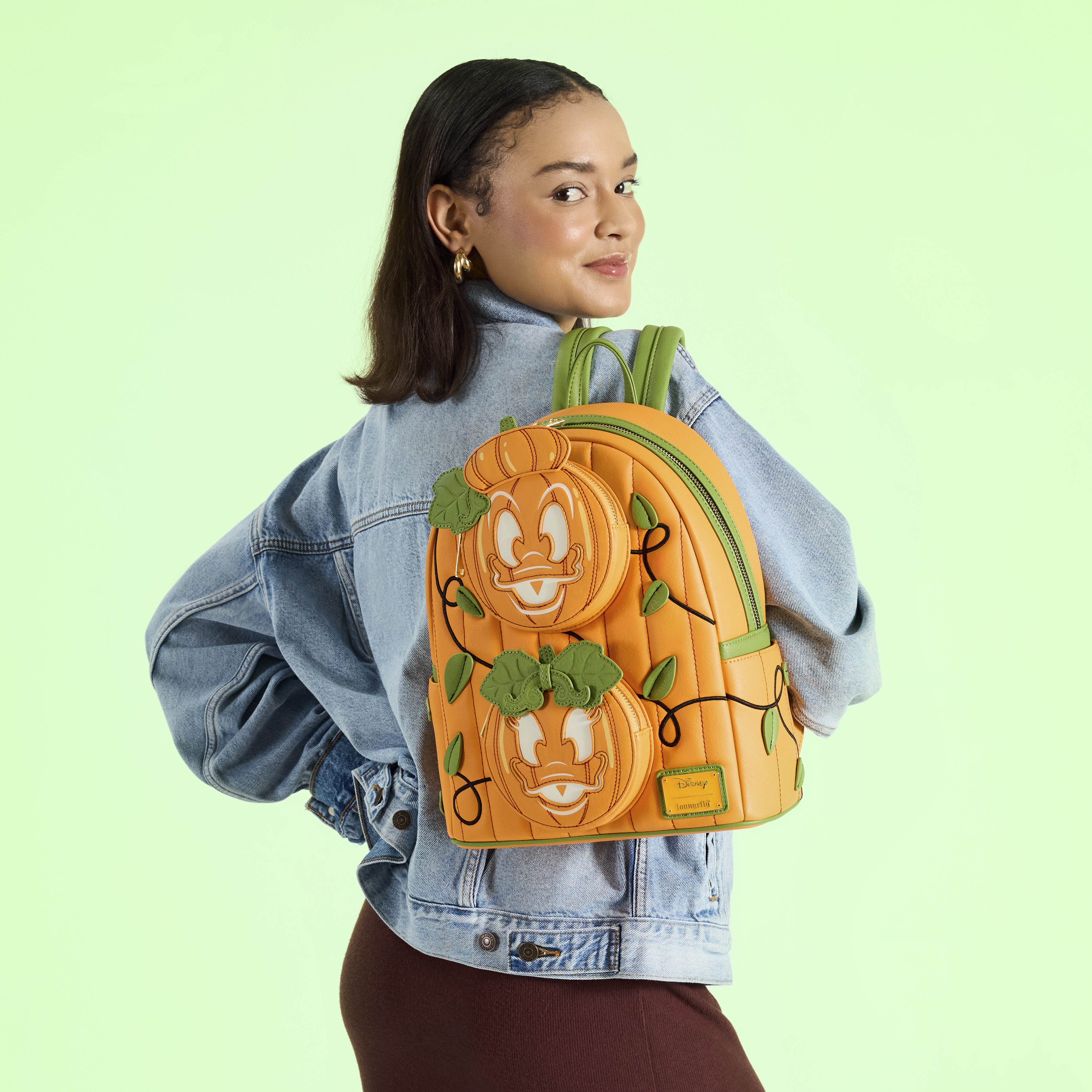 Alternative view of Donald & Daisy Jack-o'-Lantern Exclusive Glow Mini Backpack