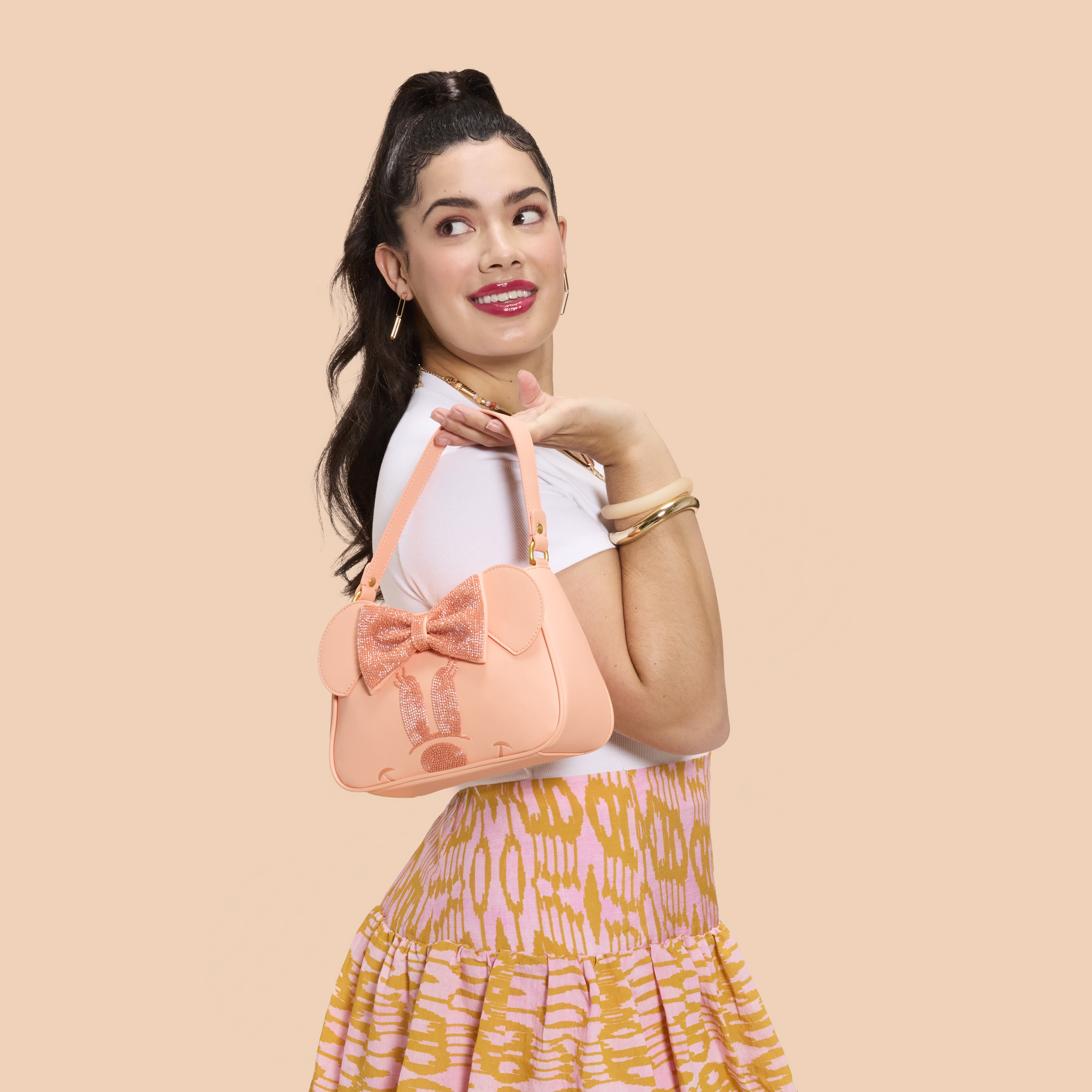 Alternative view of Minnie Mouse Exclusive Coral Crossbody Bag