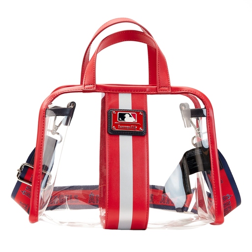 MLB LA Angels Clear Tote Crossbody Stadium Bag with Pouch - Image 5