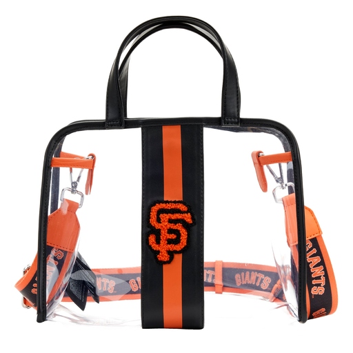 MLB SF Giants Clear Tote Crossbody Stadium Bag with Pouch - Image 4