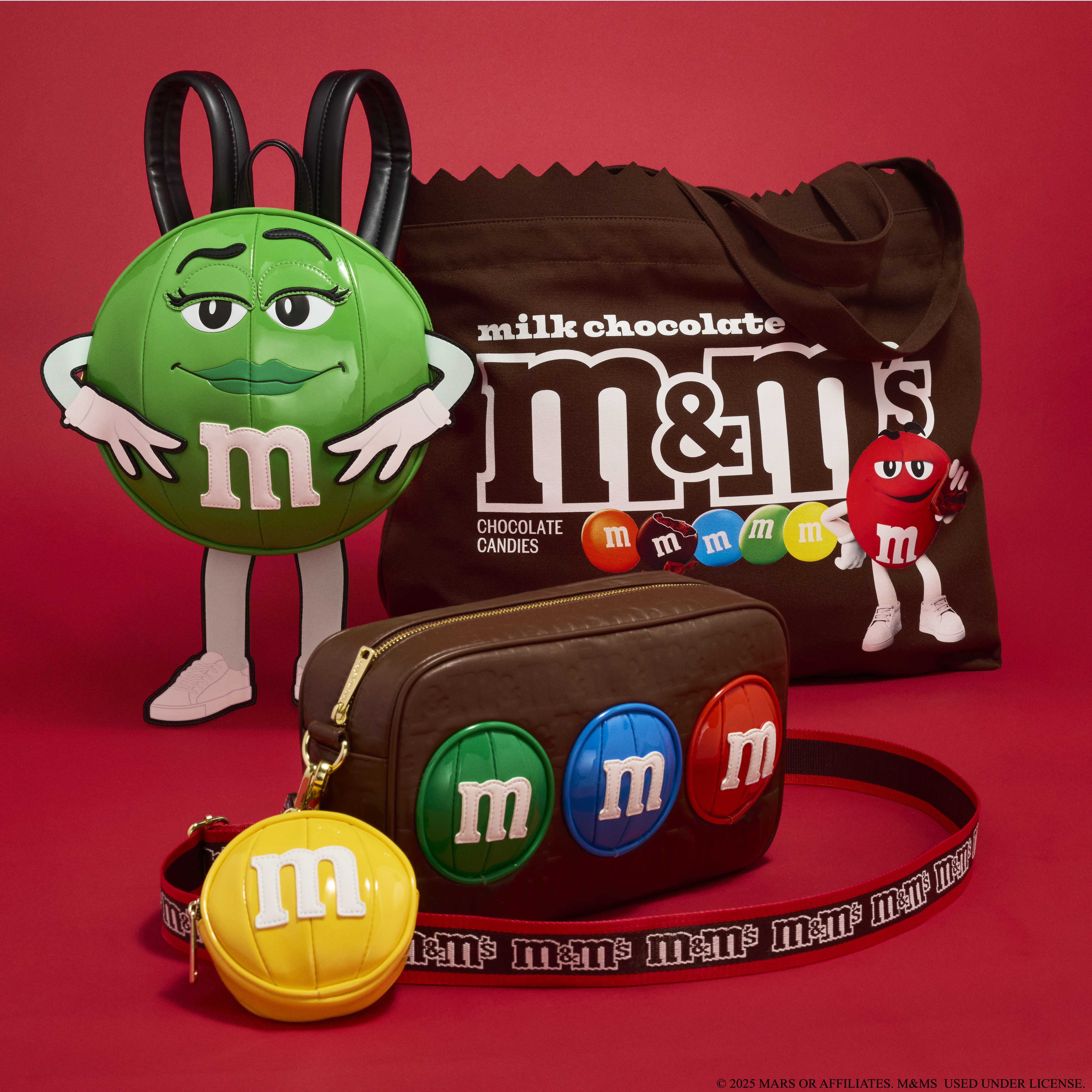 Loungefly x M&M'S Green Character Cosplay Chocolate Scented Mini Backpack - Image 4