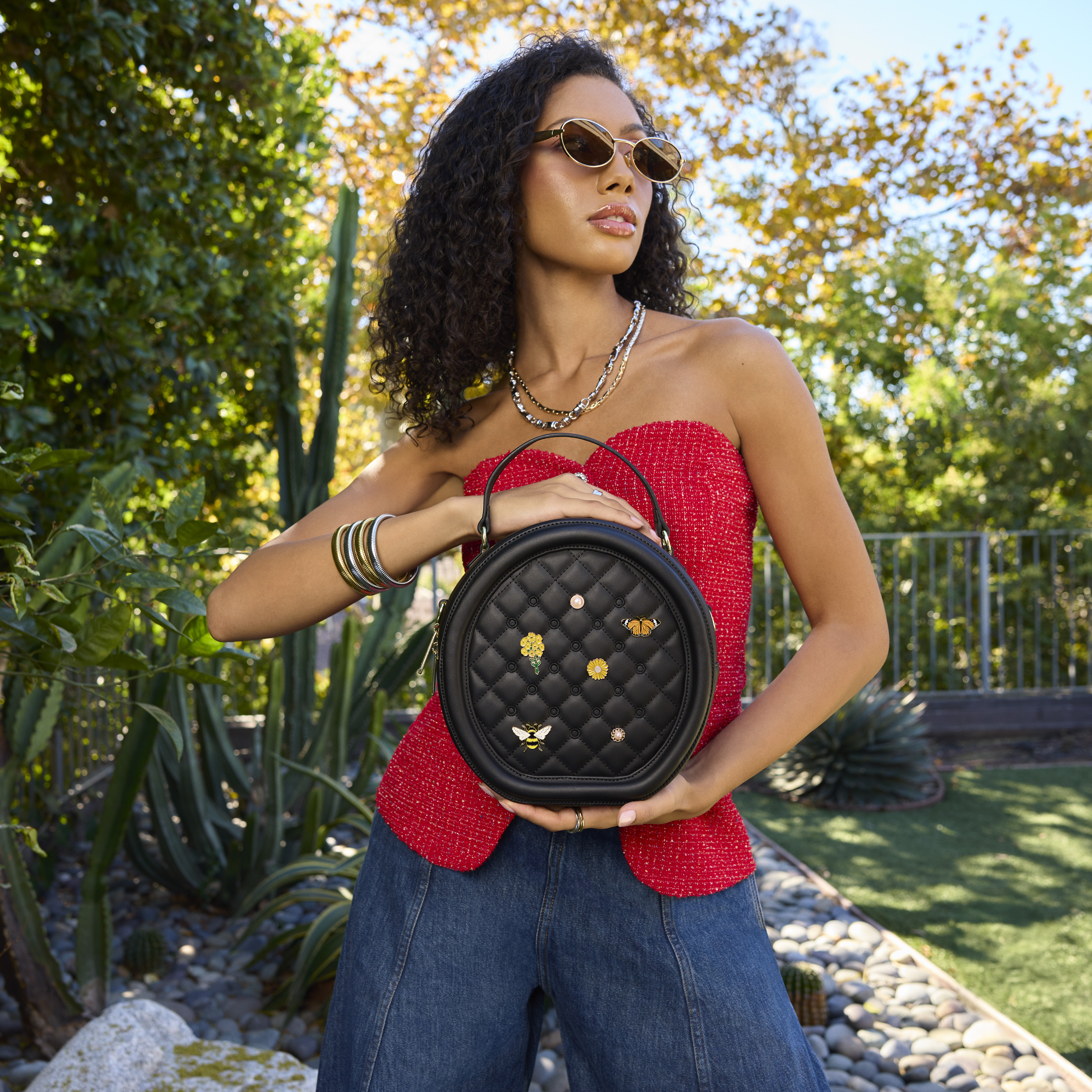 Alternative view of Loungefly The Laura Black Crossbody Pin Trader Bag
