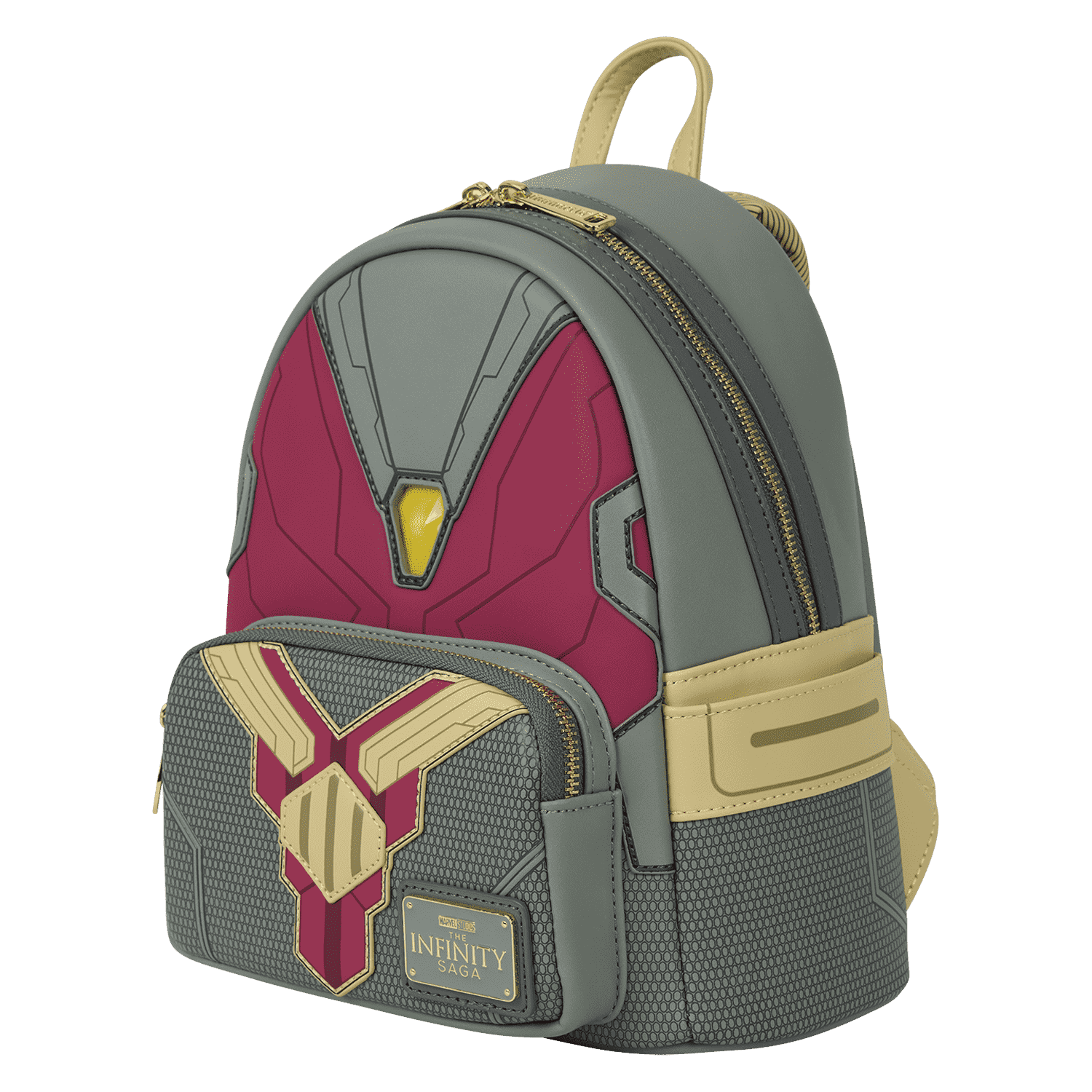 Marvel Exclusive Avengers Vision Light Up Cosplay Mini Backpack - Image 3