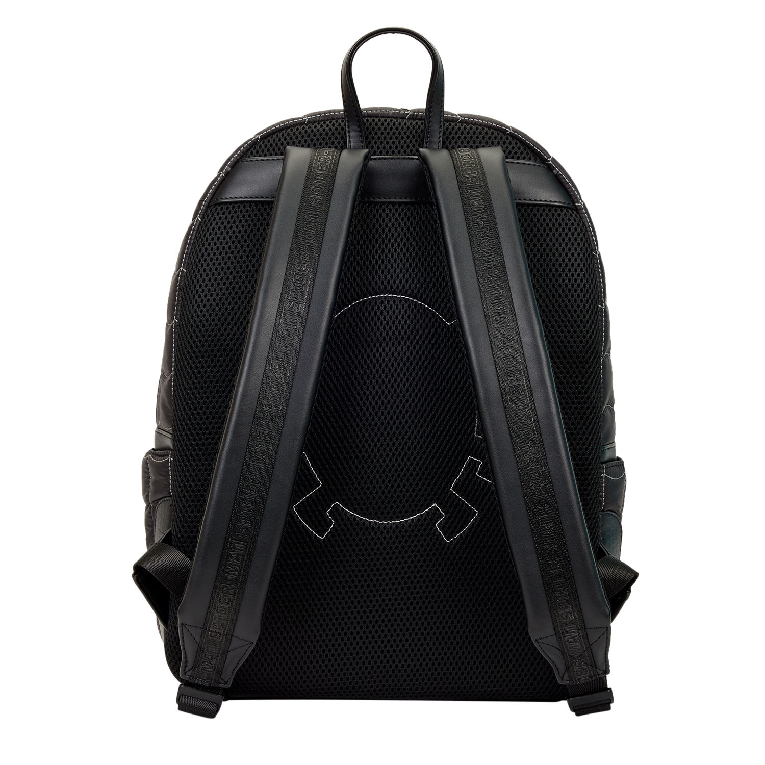 Spider-Man Black & White Suit Cosplay Quilted Full-Size Backpack - Image 5