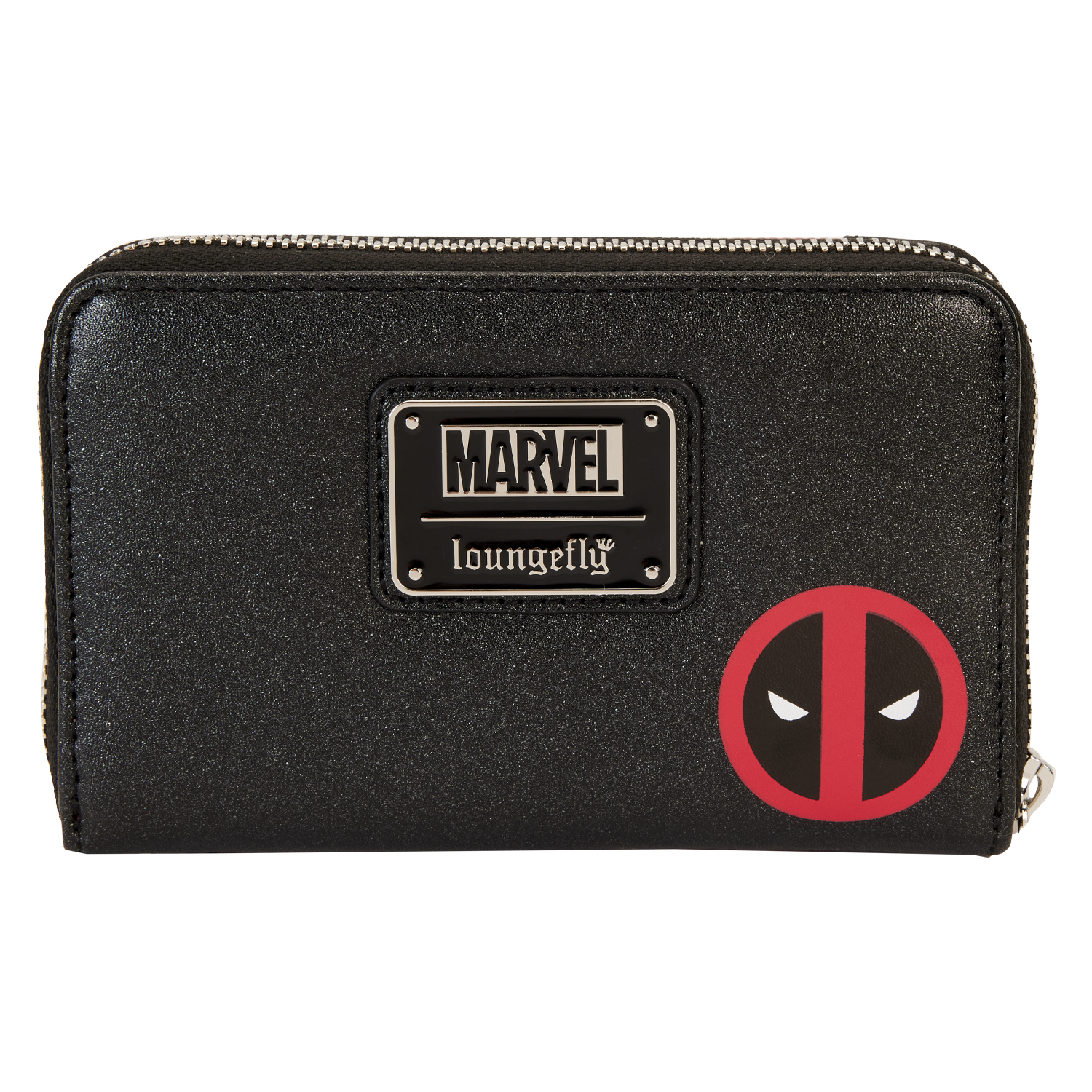 Marvel Metallic Deadpool Cosplay Zip Around Wallet - Image 5
