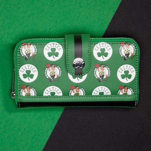 Alternative view of NBA Boston Celtics Logo Zip Around Wallet