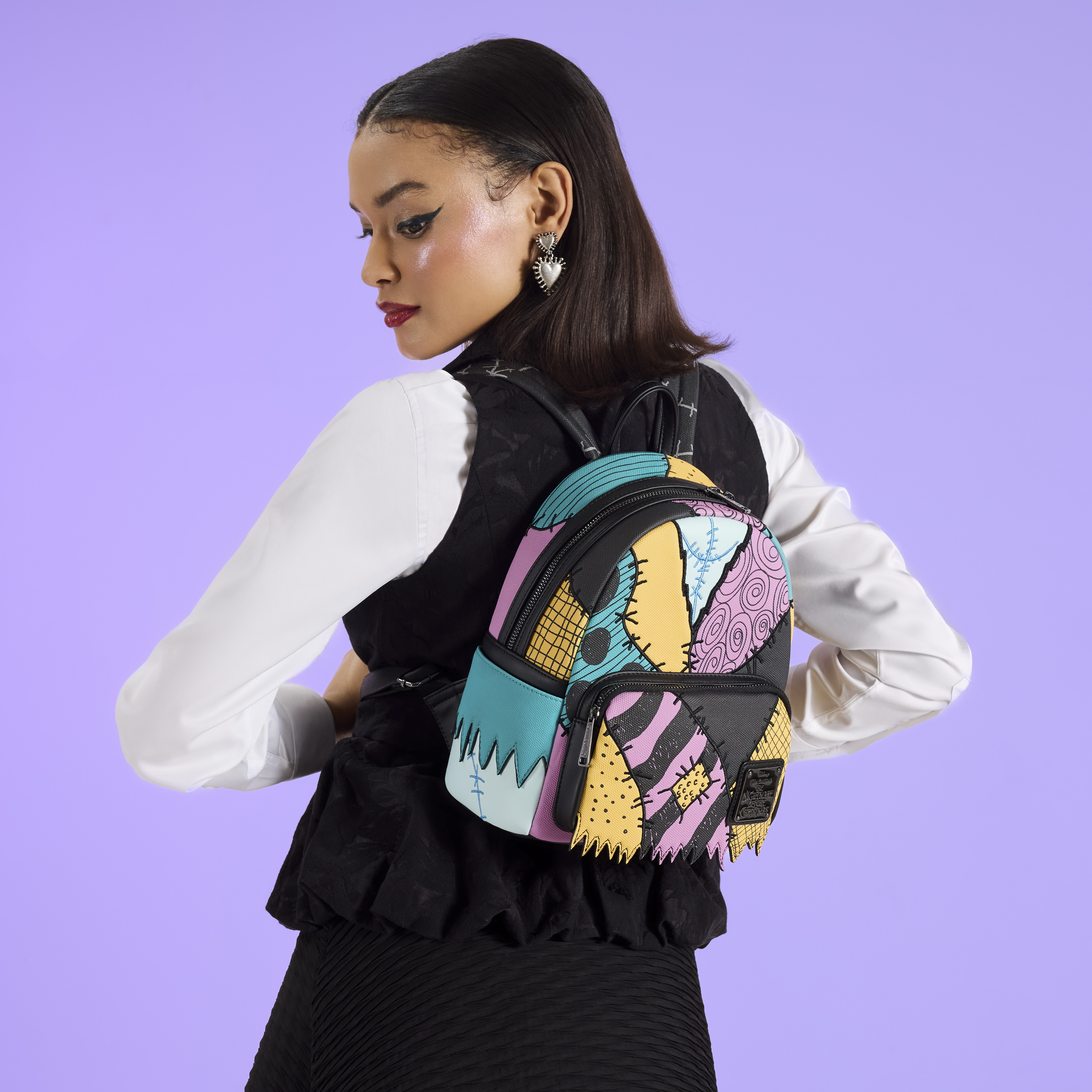 Alternative view of The Nightmare Before Christmas Sally Cosplay Mini Backpack